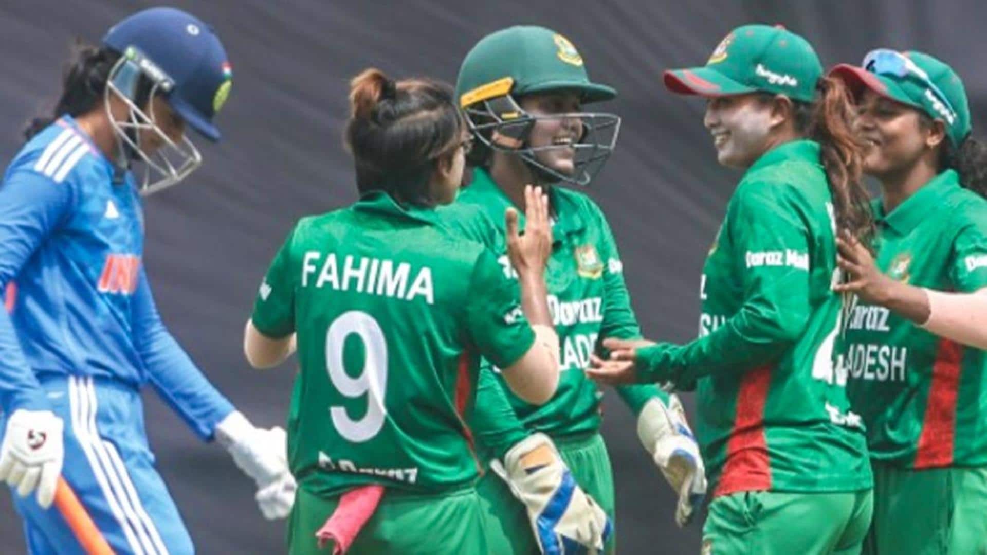 Bangladesh Women win 3rd T20I; India Women seal series 2-1