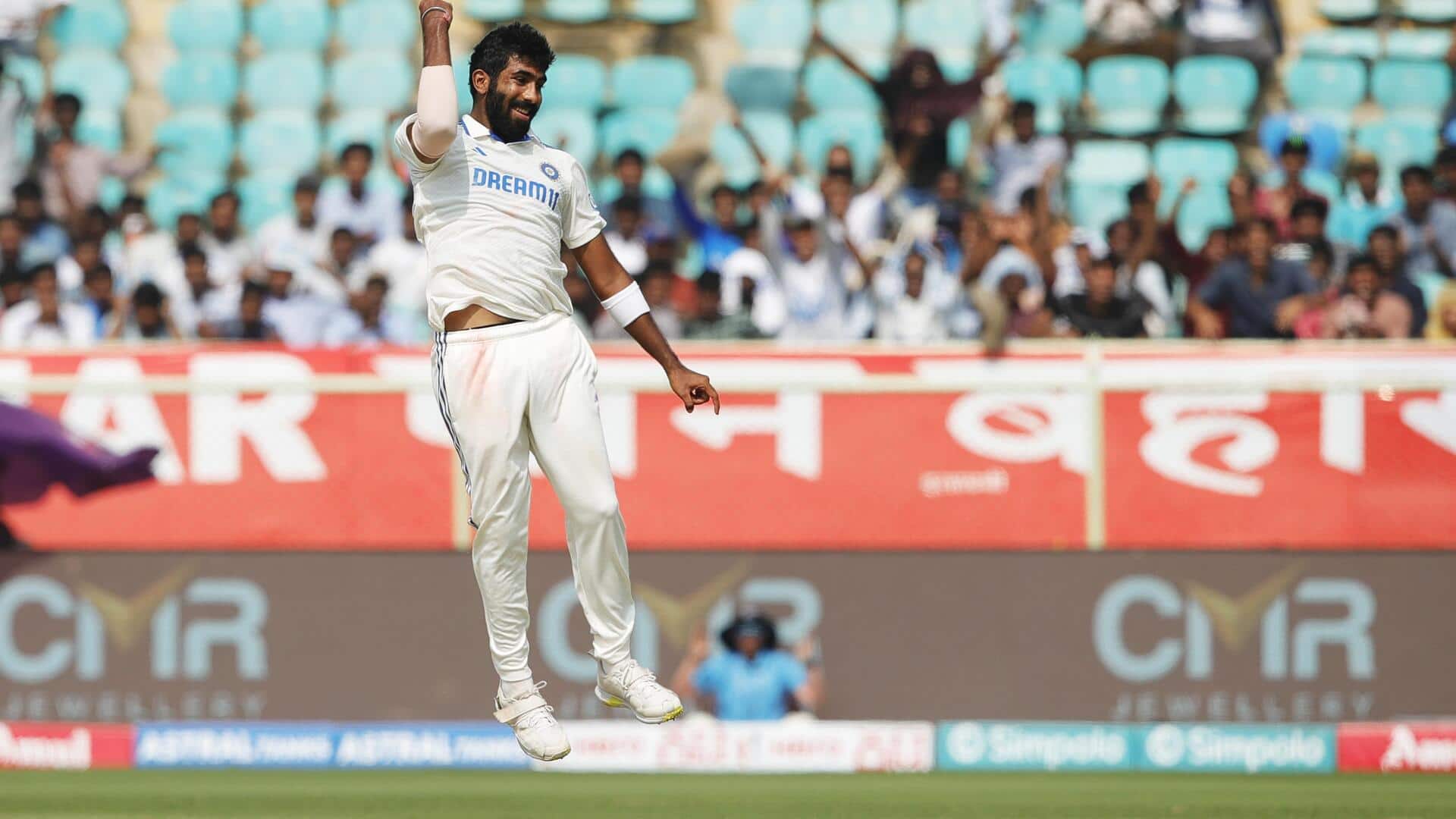 Jasprit Bumrah becomes first-ever bowler with this record in Tests