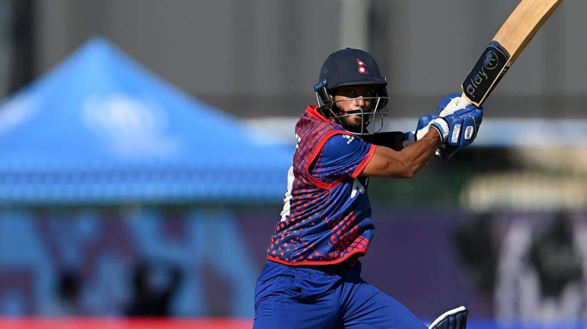 CWC Qualifiers, Nepal's Aarif Sheikh scores 63 versus WI: Stats