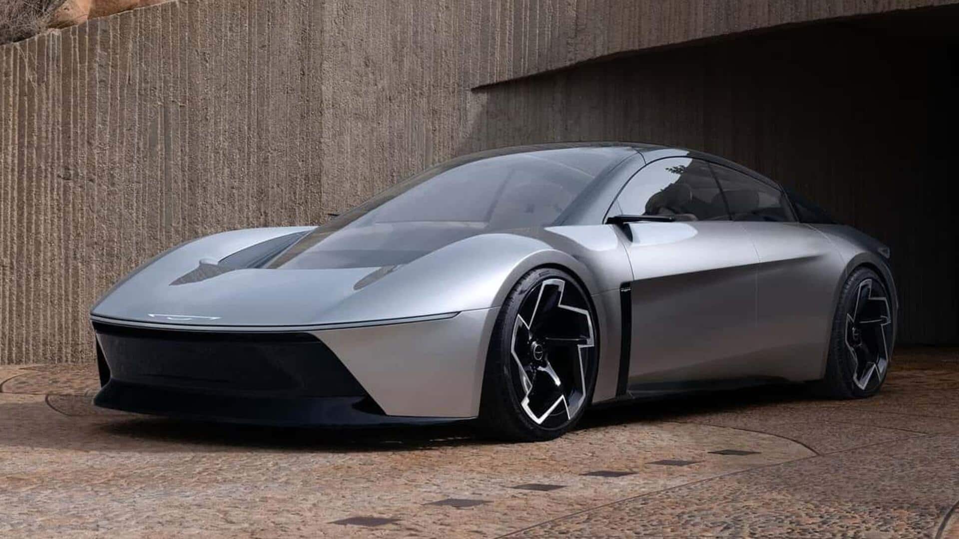 Chrysler's Halcyon EV concept greets and plays songs to drivers