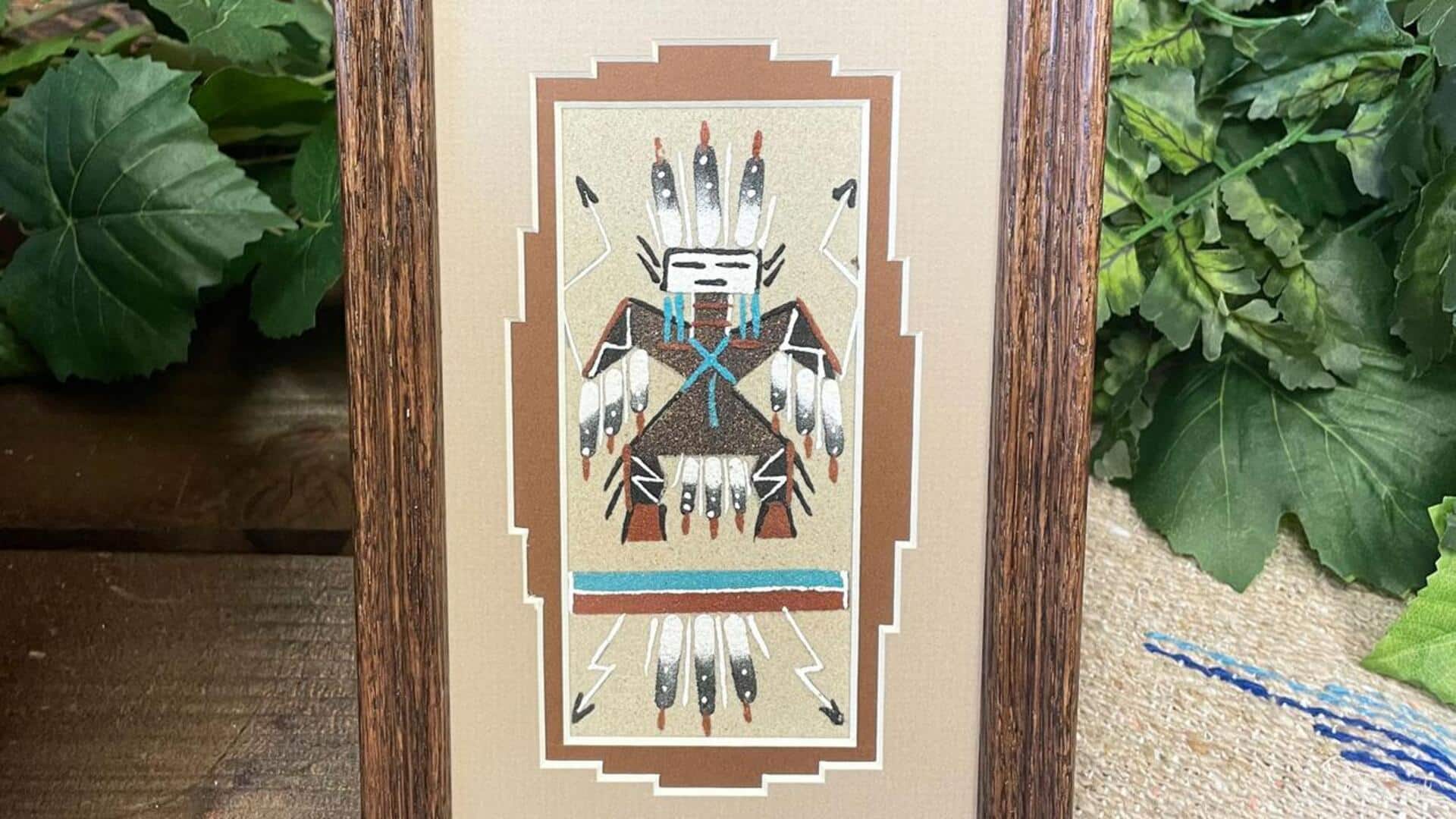 Discover the beauty of Navajo sand paintings Discover the beauty of Navajo sand paintings
