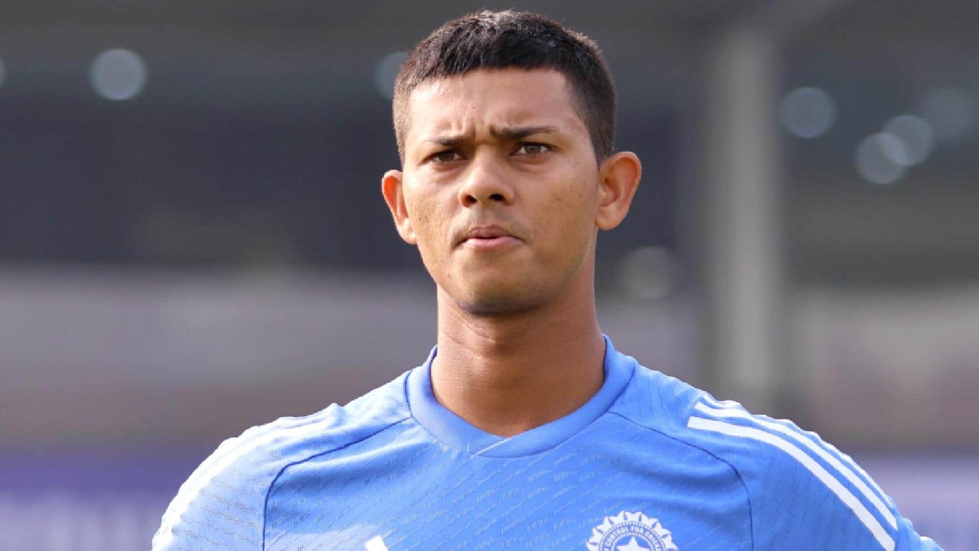 Yashasvi Jaiswal hospitalized with acute gastroenteritis after SMAT match