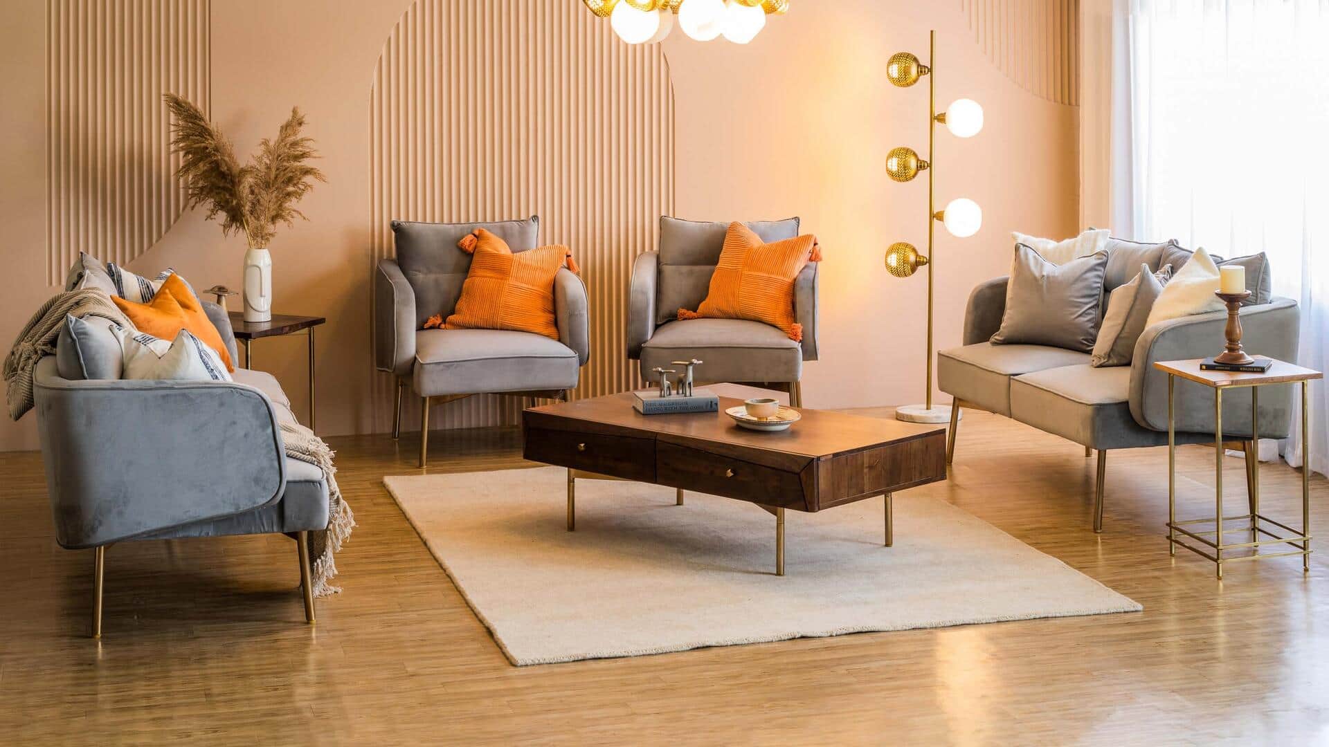 Add elegance to your home with metal elements