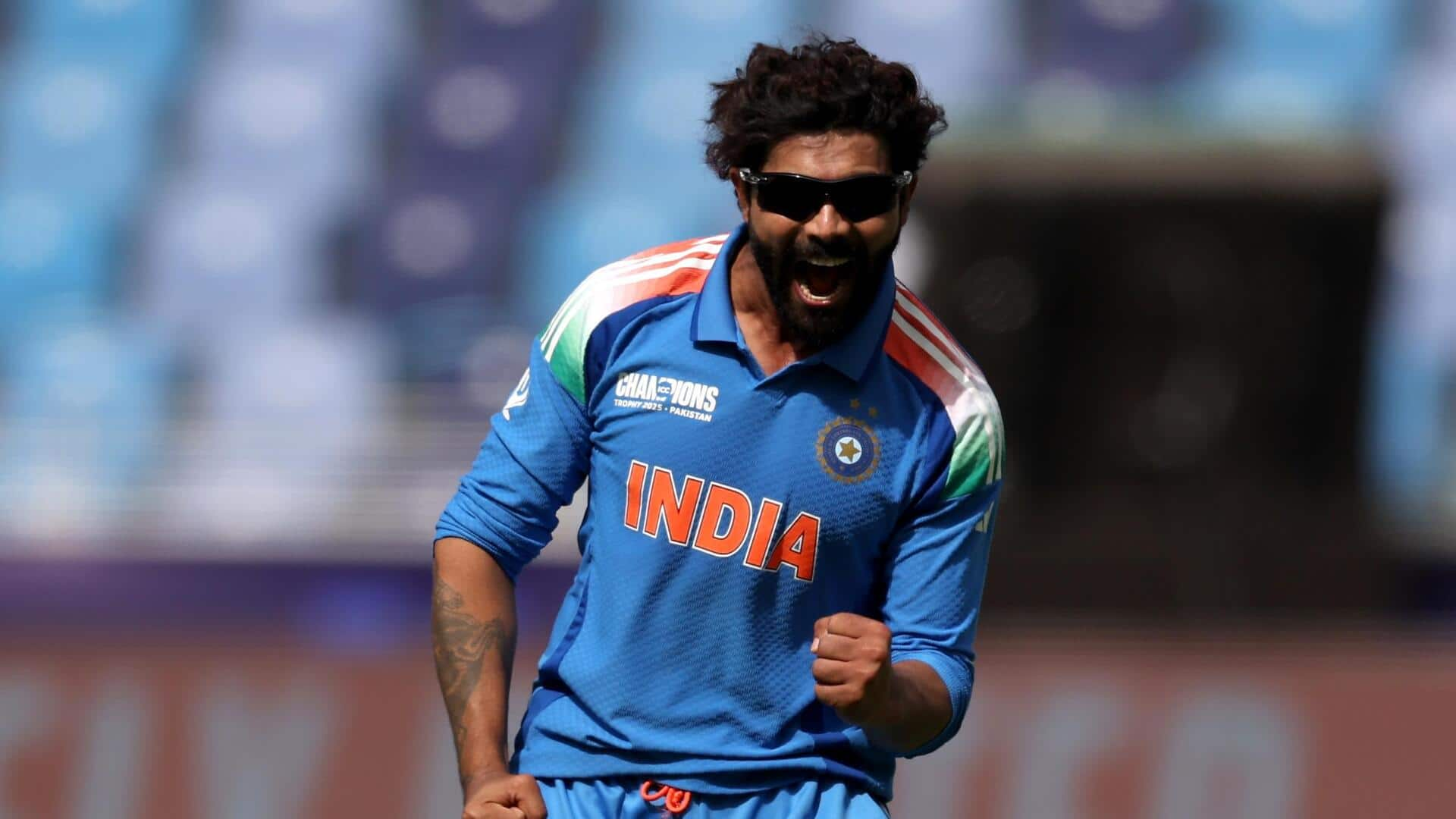 Champions Trophy final: Ravindra Jadeja dents NZ with economical spell