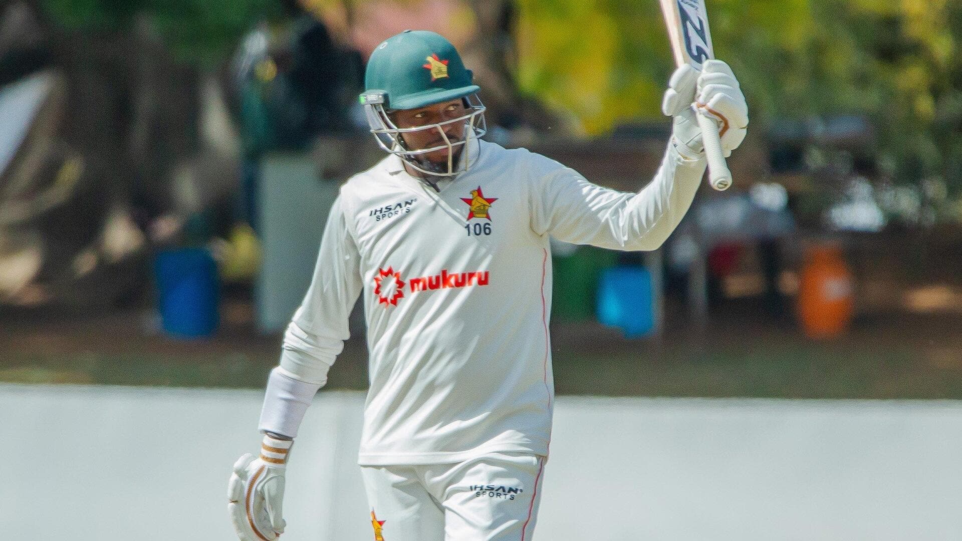 Zimbabwe's Wellington Masakadza slams his maiden Test fifty: Stats