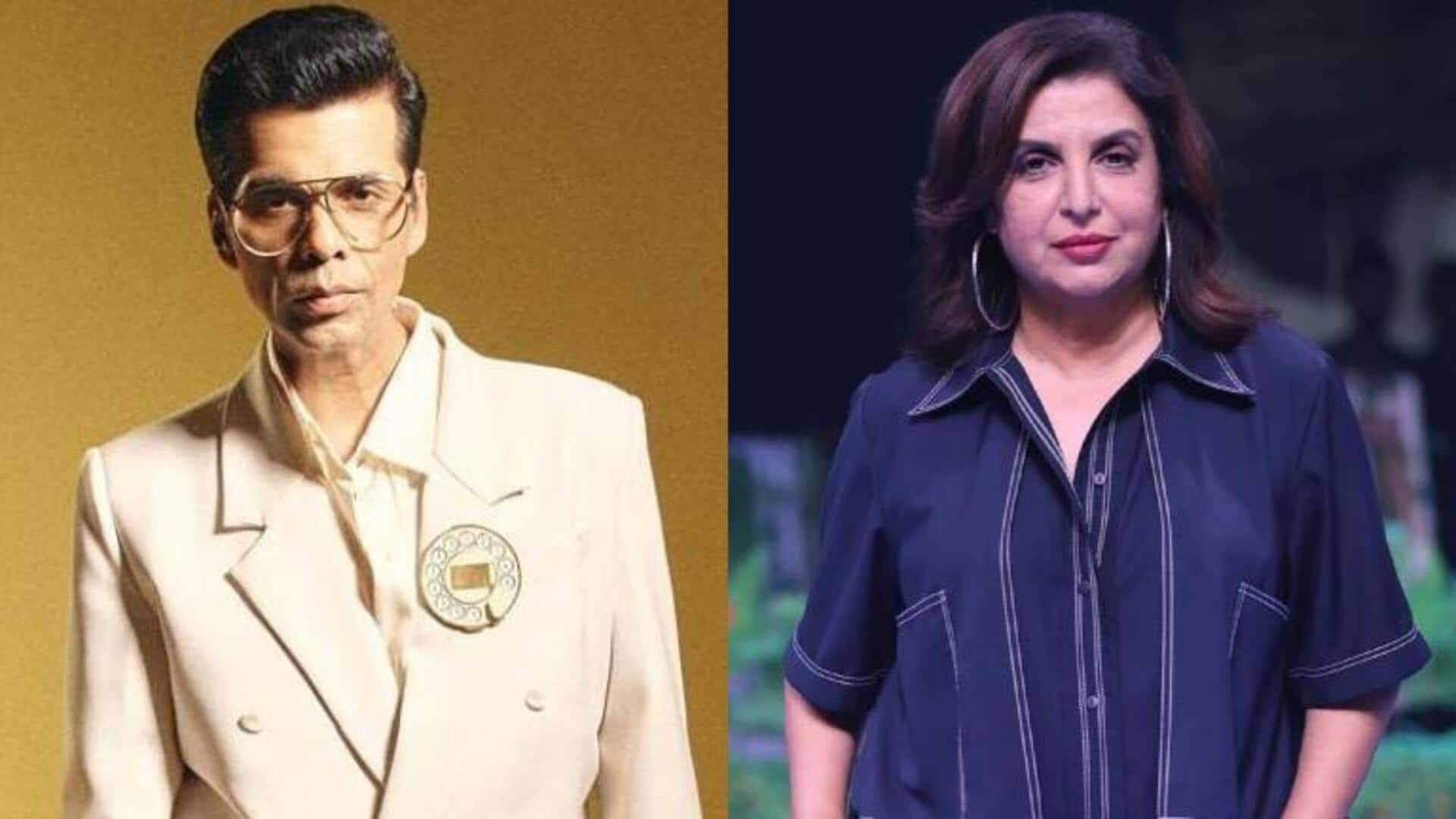 Farah recalls underworld threat to KJo before 'Kuch Kuch...' premiere