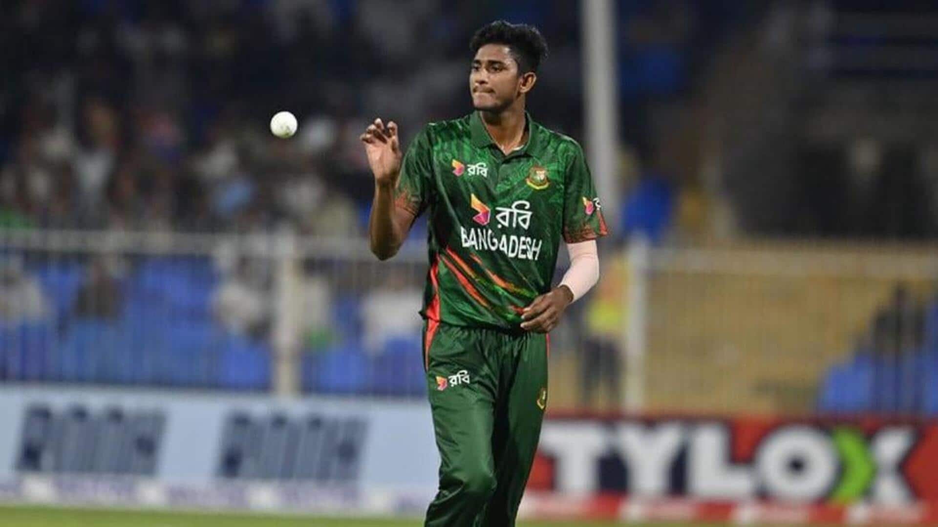 Nahid Rana becomes third Bangladesh bowler with this ODI record 