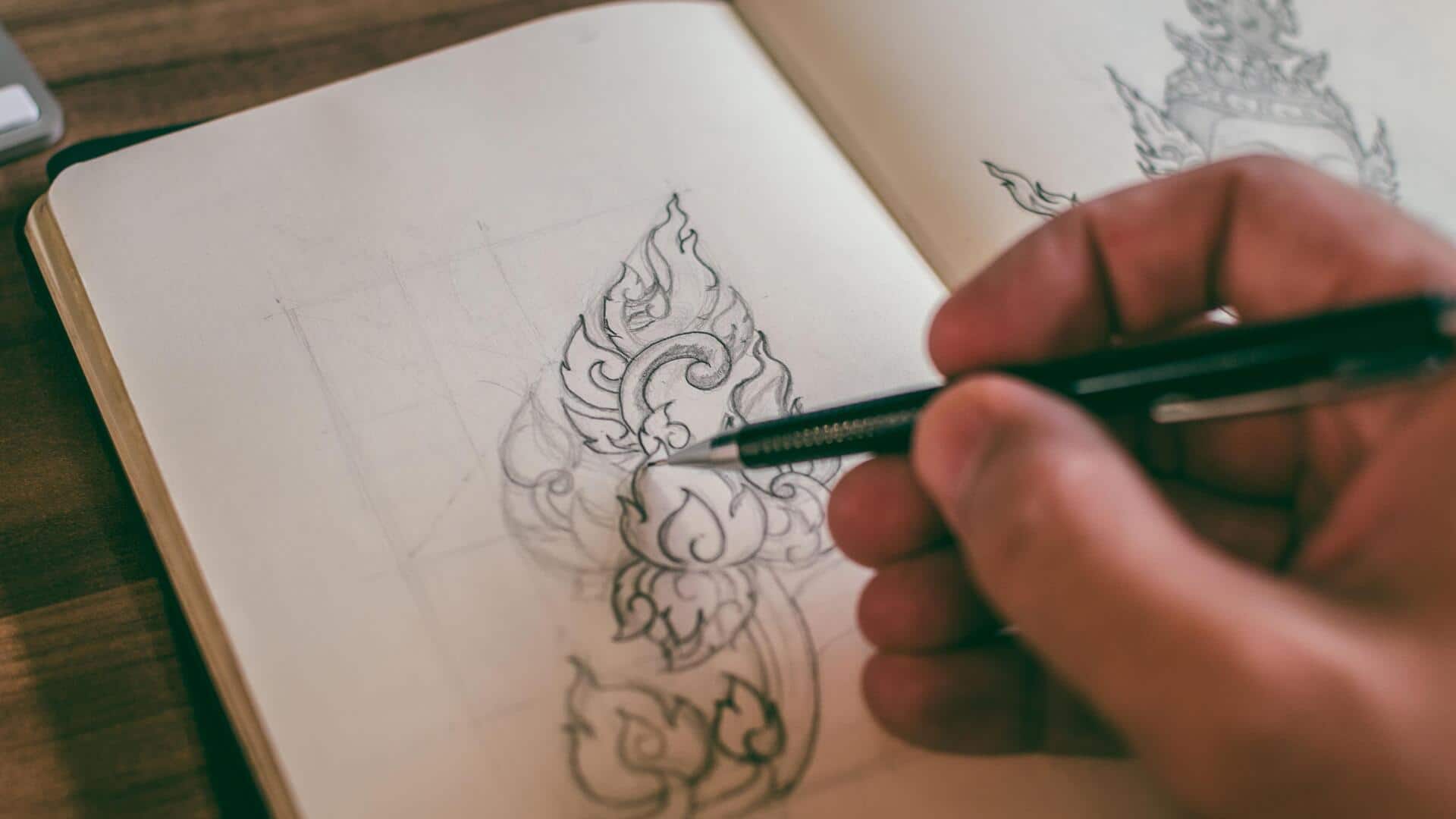 The mental health benefits of sketching