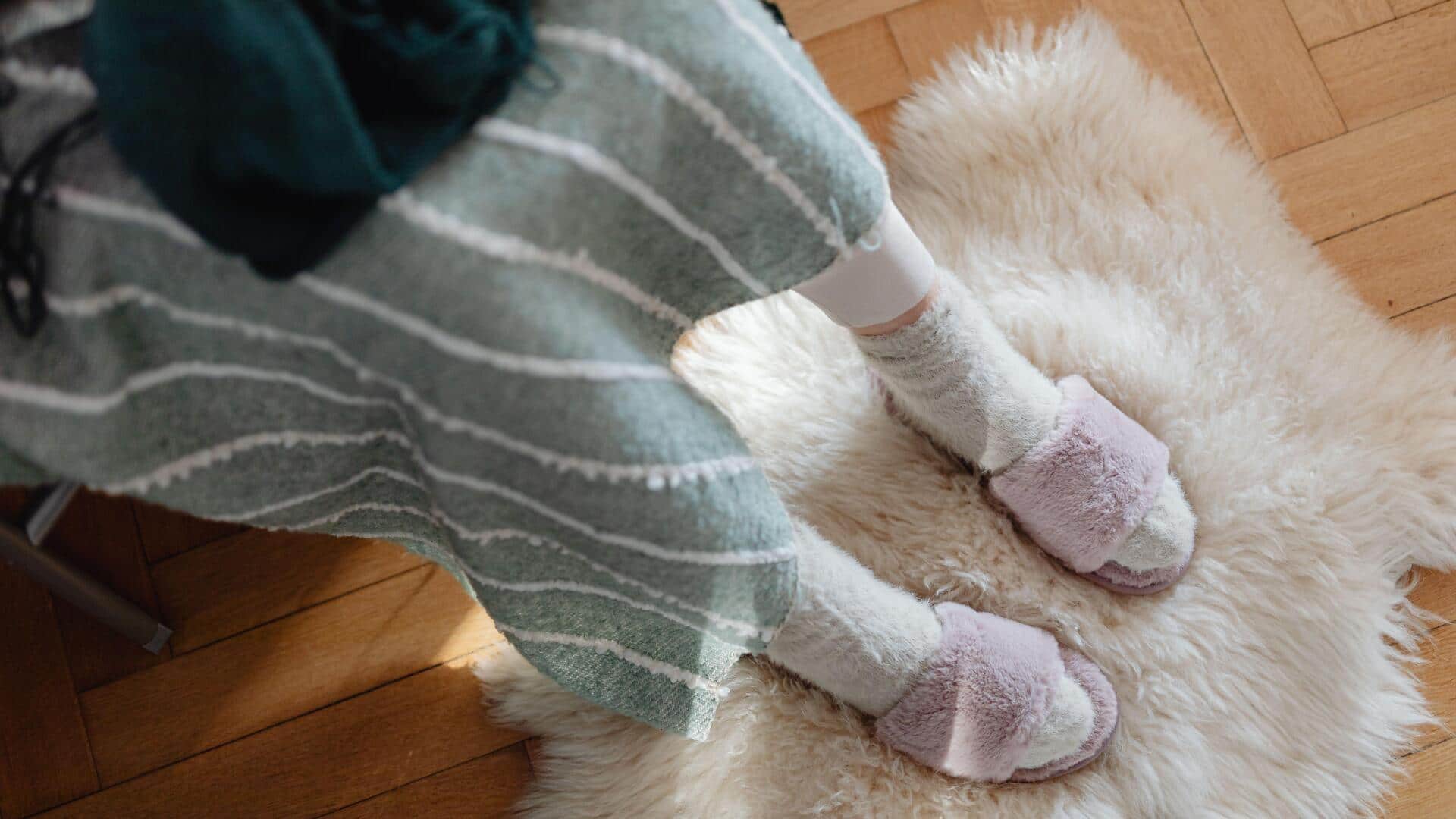 Create handmade rugs from leftover fabric