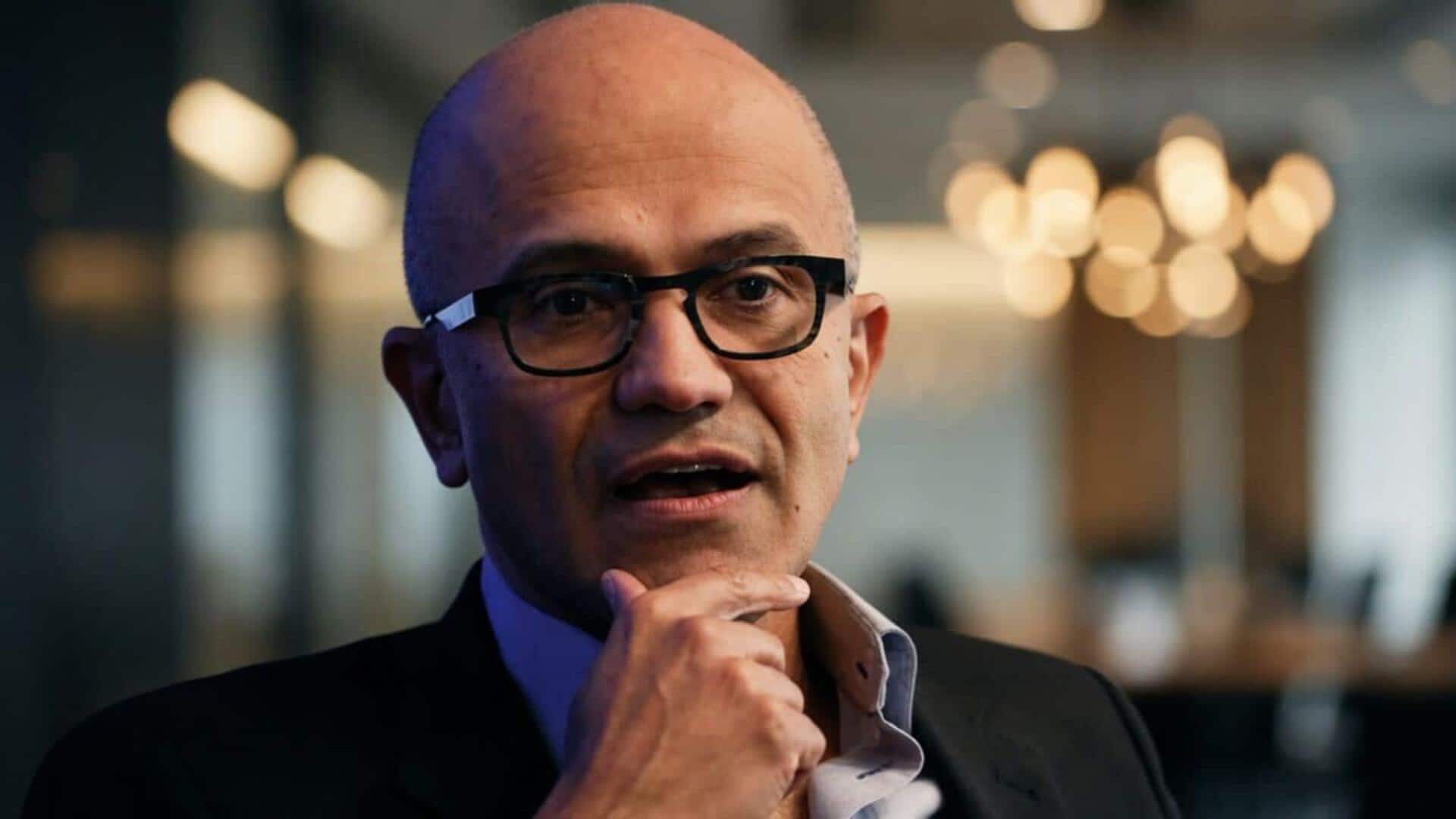 Microsoft CEO Satya Nadella joins calls to slow AI development