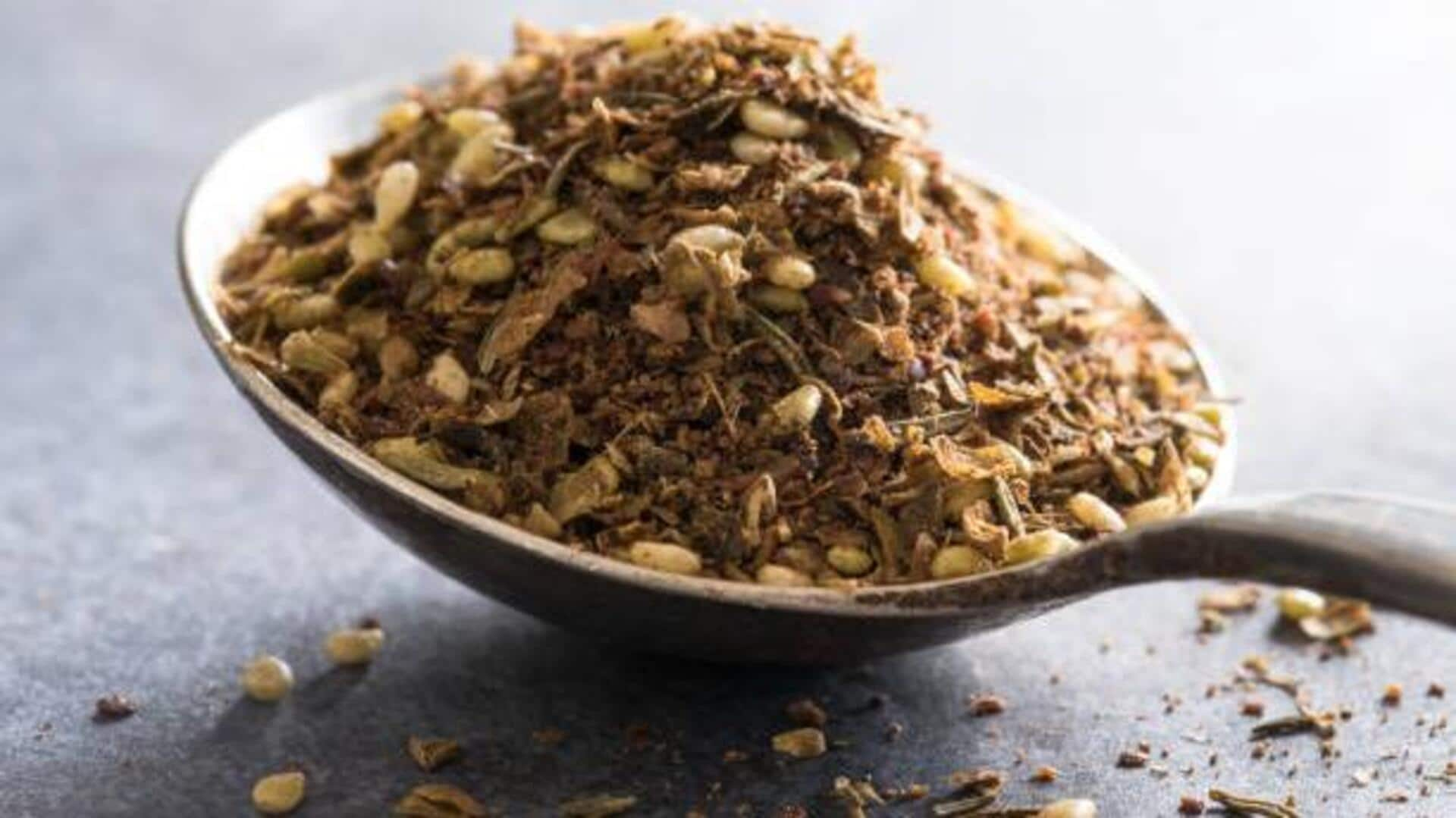 Harmonious flavors with za'atar seasoning enhancements