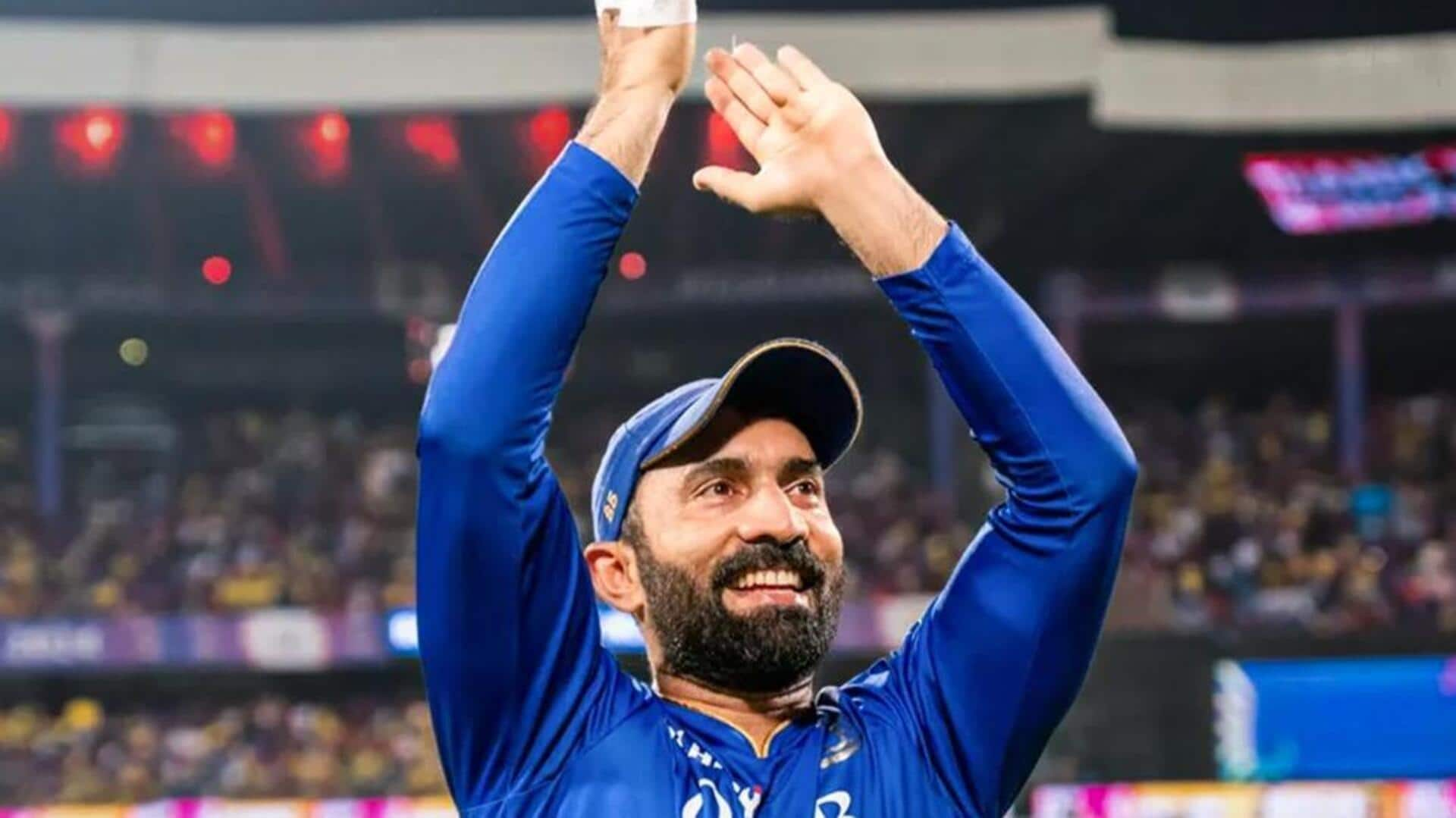 Dinesh Karthik makes his SA20 debut for Paarl Royals