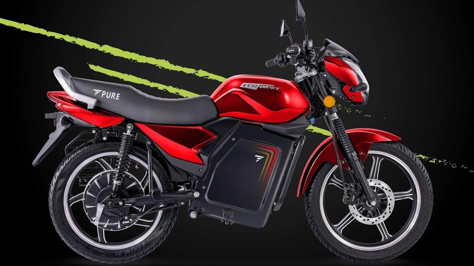 PURE ecoDryft arrives as India's cheapest electric motorcycle: Check price