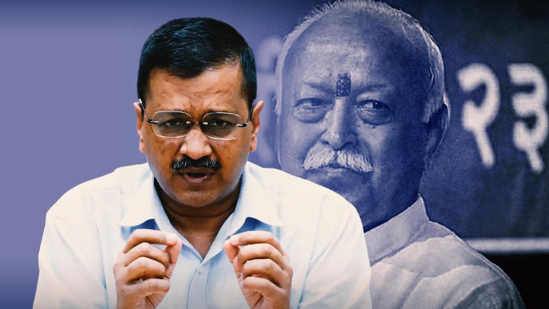 'Shouldn't retirement rule apply to Modi?': Kejriwal writes to Bhagwat