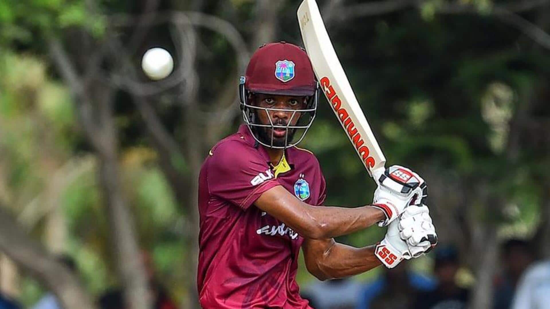Roston Chase completes 1,000 ODI runs with 53 vs Pakistan Roston Chase completes 1,000 ODI runs with 53 vs Pakistan
