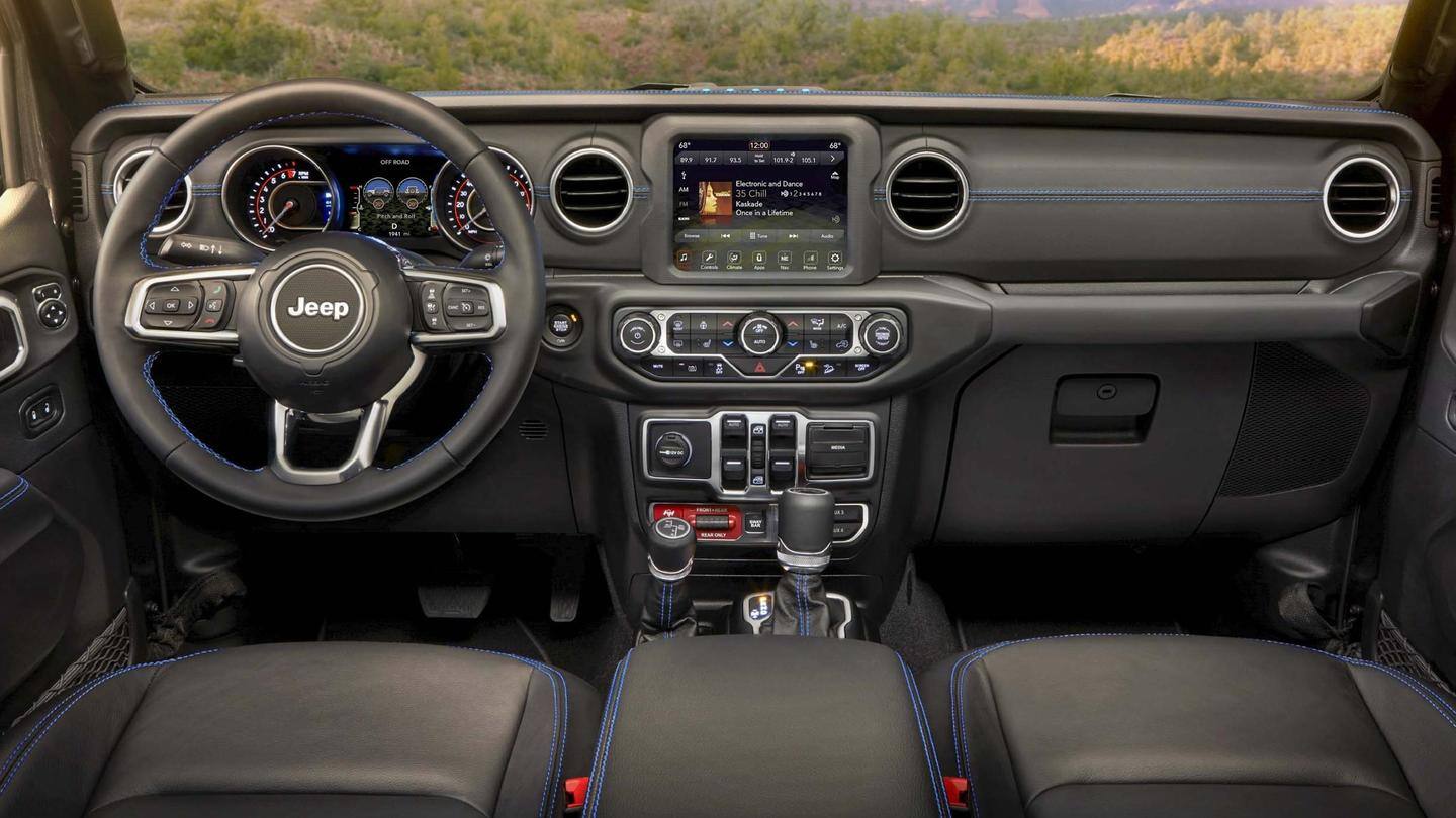 The vehicle offers an 8.4-inch infotainment console and twin airbags The vehicle offers an 8.4-inch infotainment console and twin airbags
