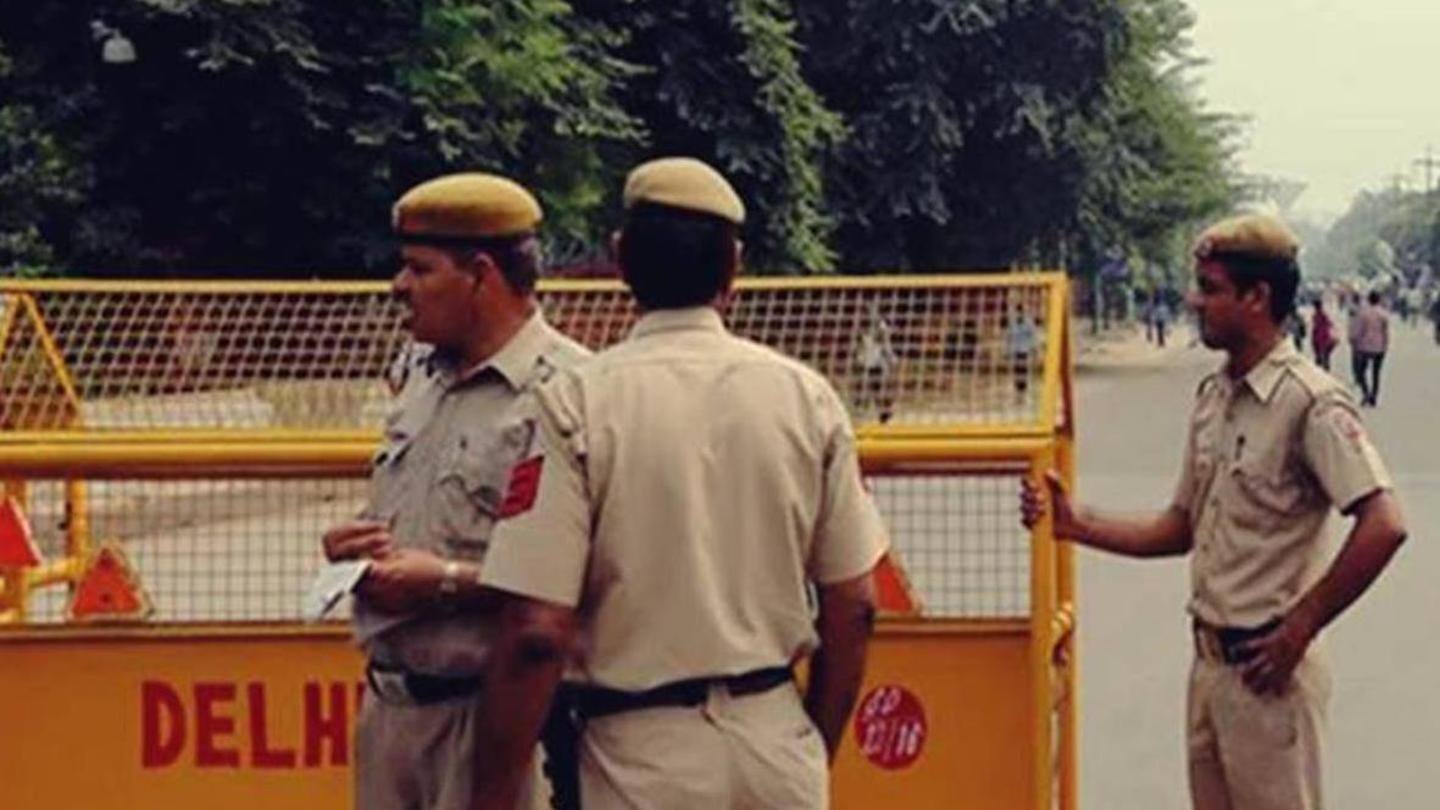 SHO deployed police personnel near the flyover SHO deployed police personnel near the flyover