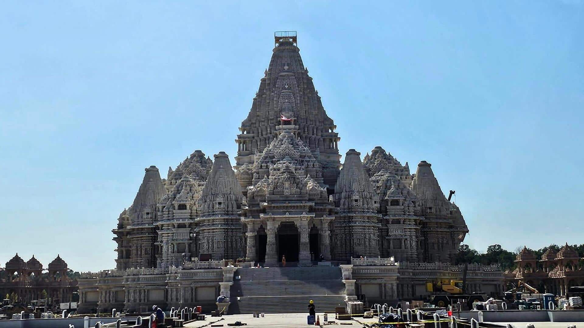 New Jersey builds world's largest Akshardham Temple; to open soon