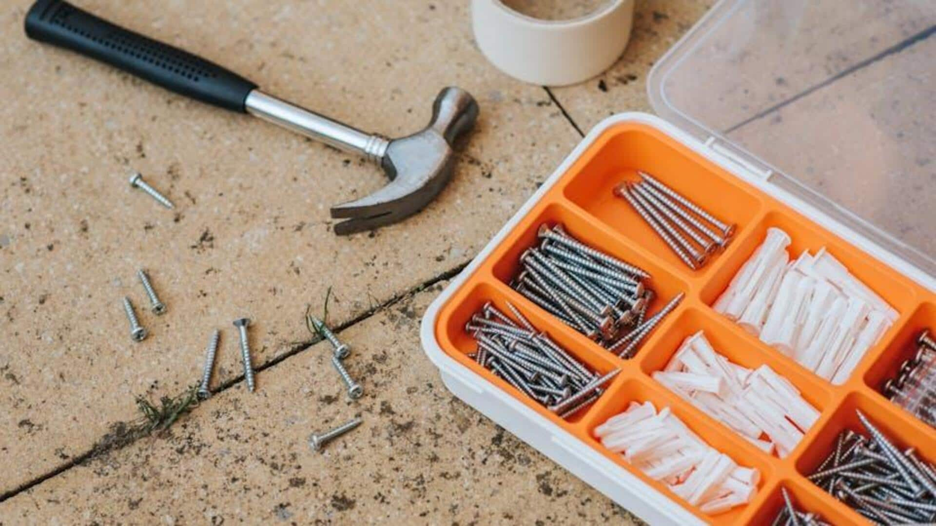 Declutter your toolbox for efficient DIY repair work