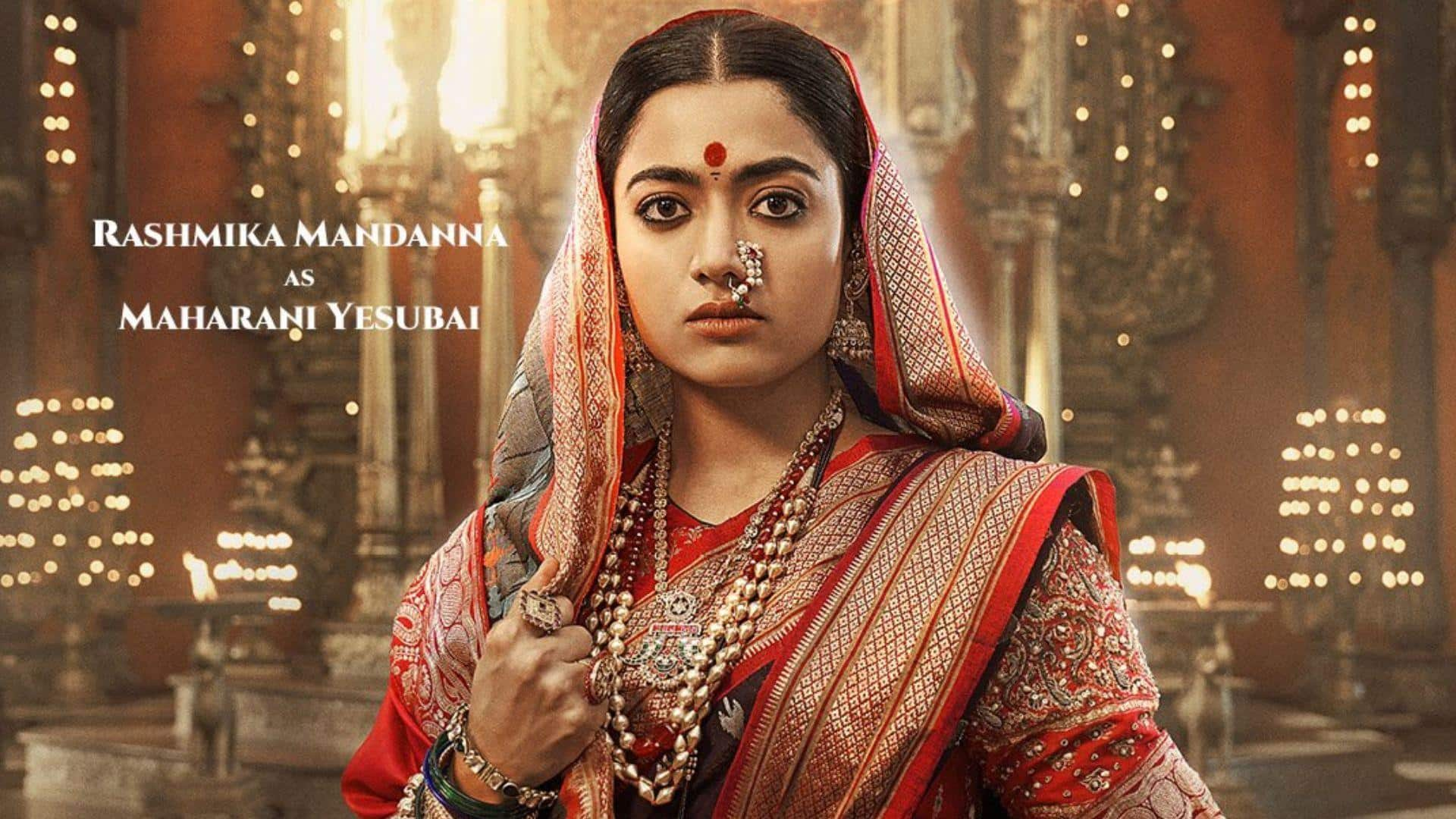 'Chhaava': Meet Rashmika Mandanna as the fierce Maharani Yesubai