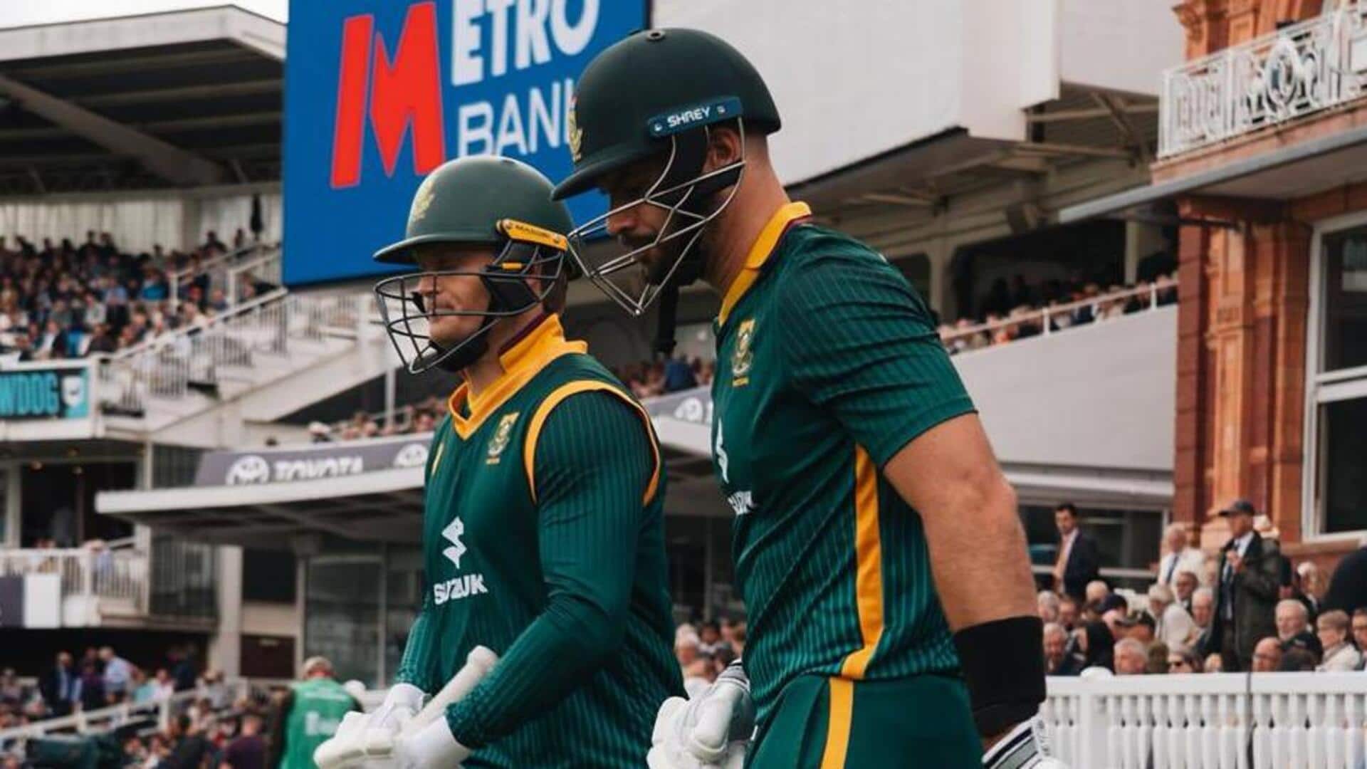 South Africa beat England at Lord's, seal ODI series: Stats South Africa beat England at Lord's, seal ODI series: Stats