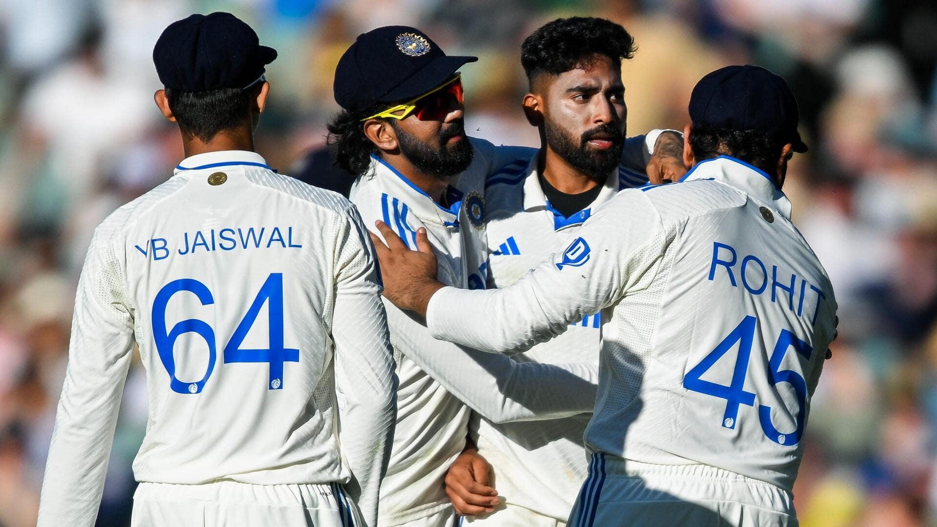 Adelaide Test: Bumrah, Siraj restrict Australia's progress with four-fers