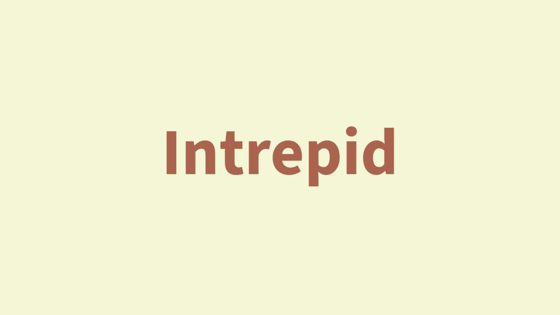 Word of the Day: Intrepid