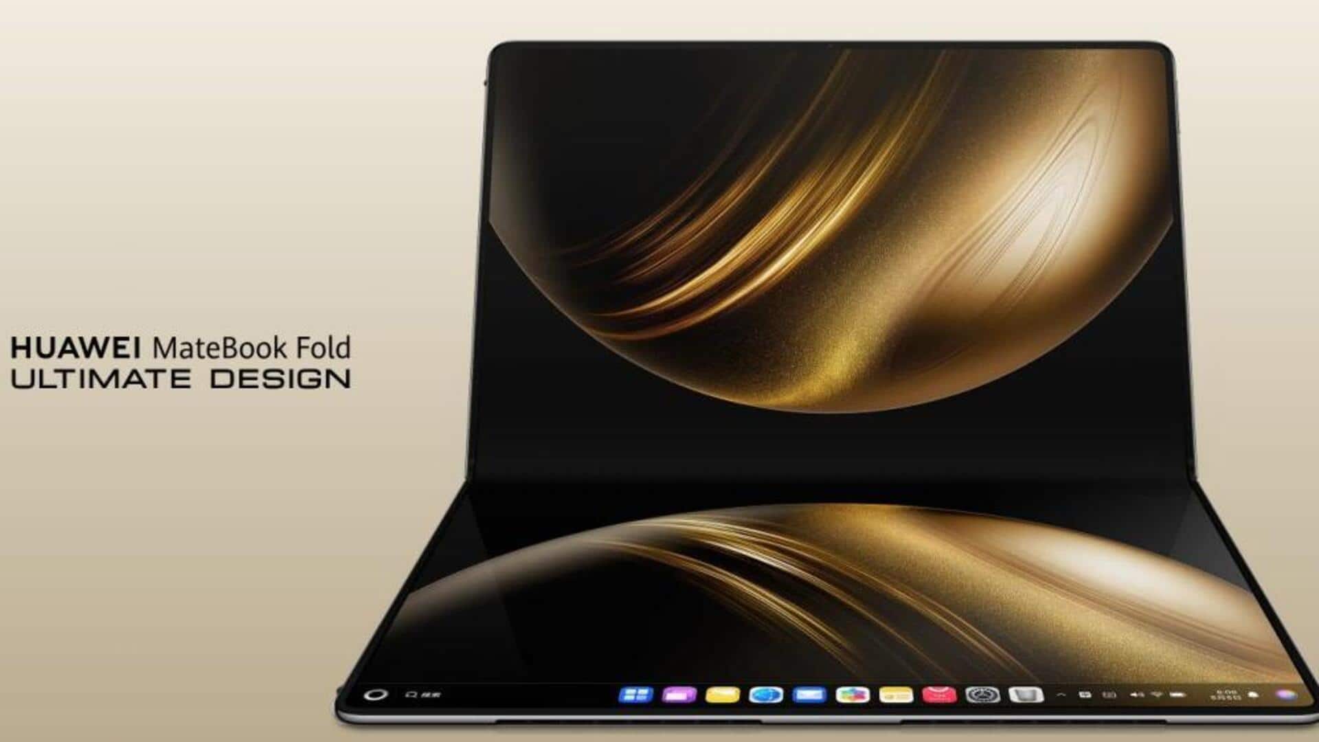 Huawei's latest innovation is an 18-inch foldable laptop Huawei's latest innovation is an 18-inch foldable laptop