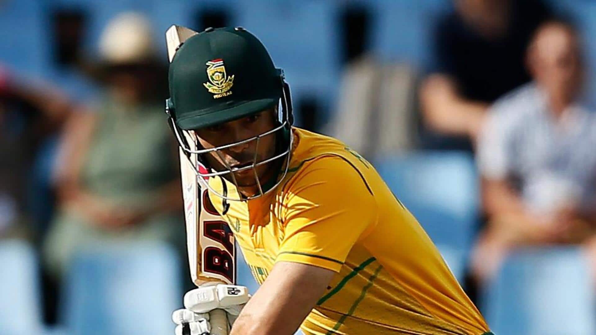 Reeza Hendricks becomes 3rd SA batter with 2,500 T20I runs