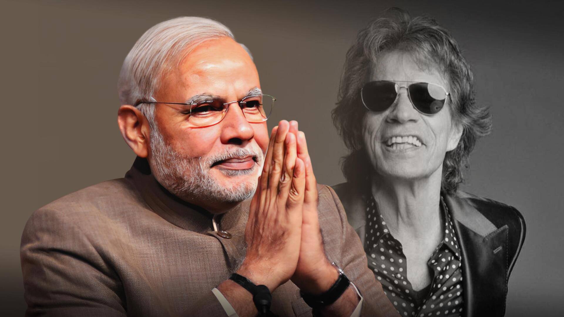 PM Modi responds to Mick Jagger's 'thanks India' tweet