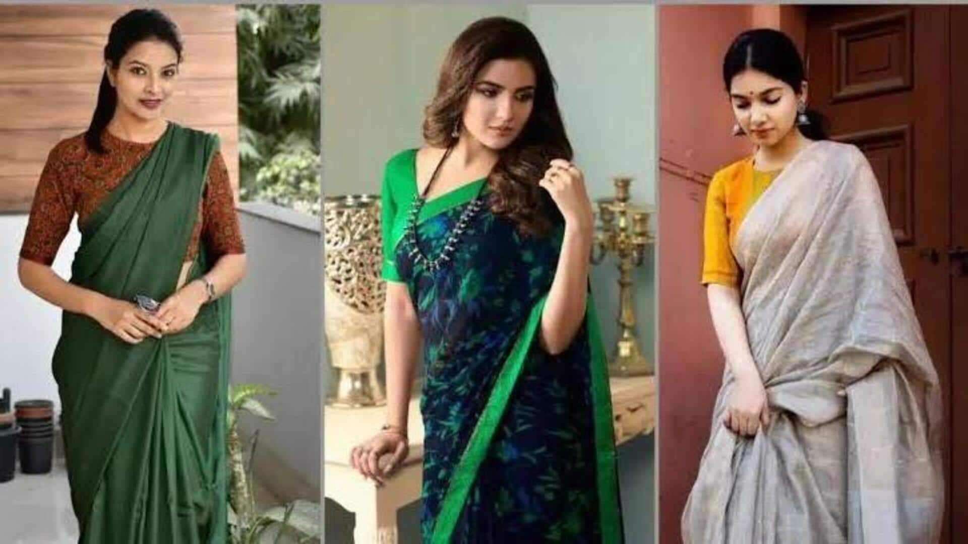 How to use traditional sarees for a modern, western appeal