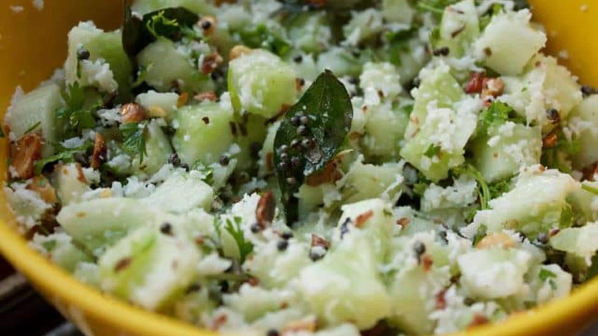 Grated coconut + cucumber: Have you tried this salad combo?