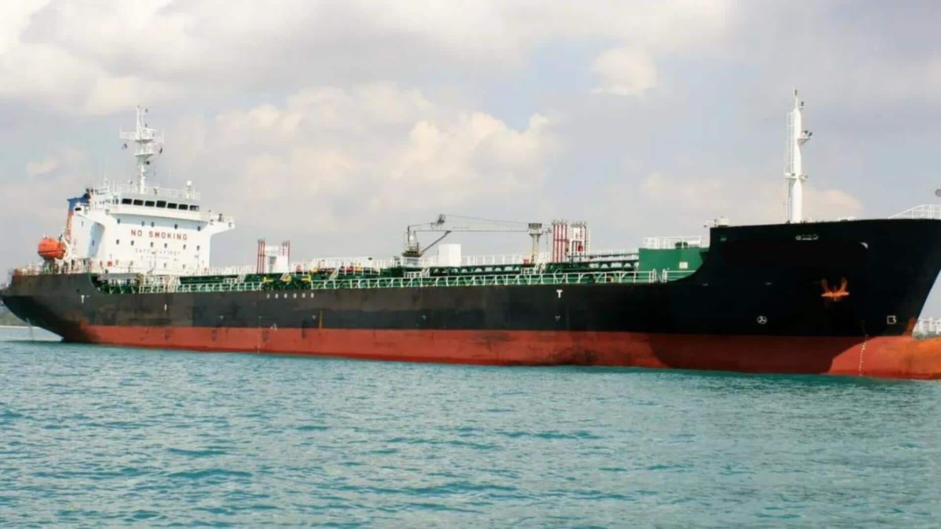Tanker carrying 1,35,335 metric tons of crude reaches Mumbai  