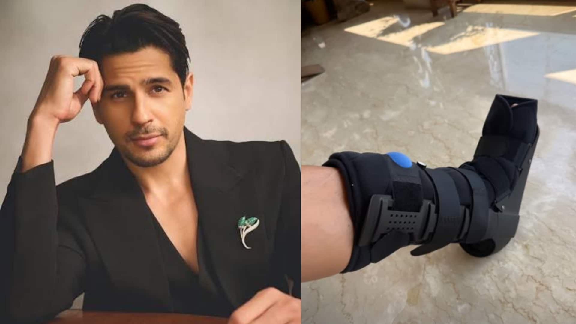 'Took 'break a leg' seriously': Sidharth Malhotra reveals leg injury