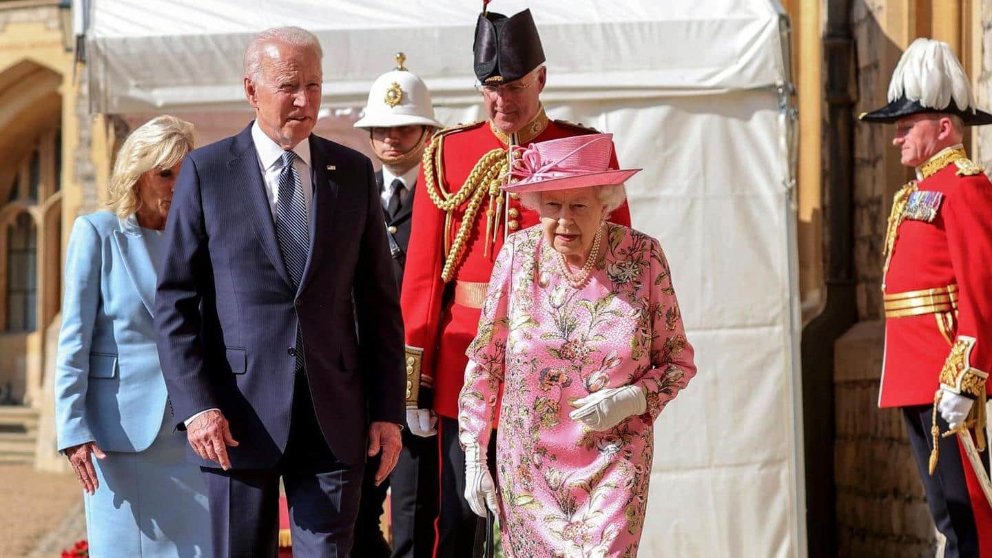 Queen Elizabeth II 'reminded me of my mother,' says Biden