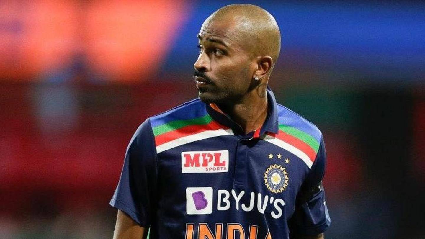Pandya has been playing as a pure batter Pandya has been playing as a pure batter