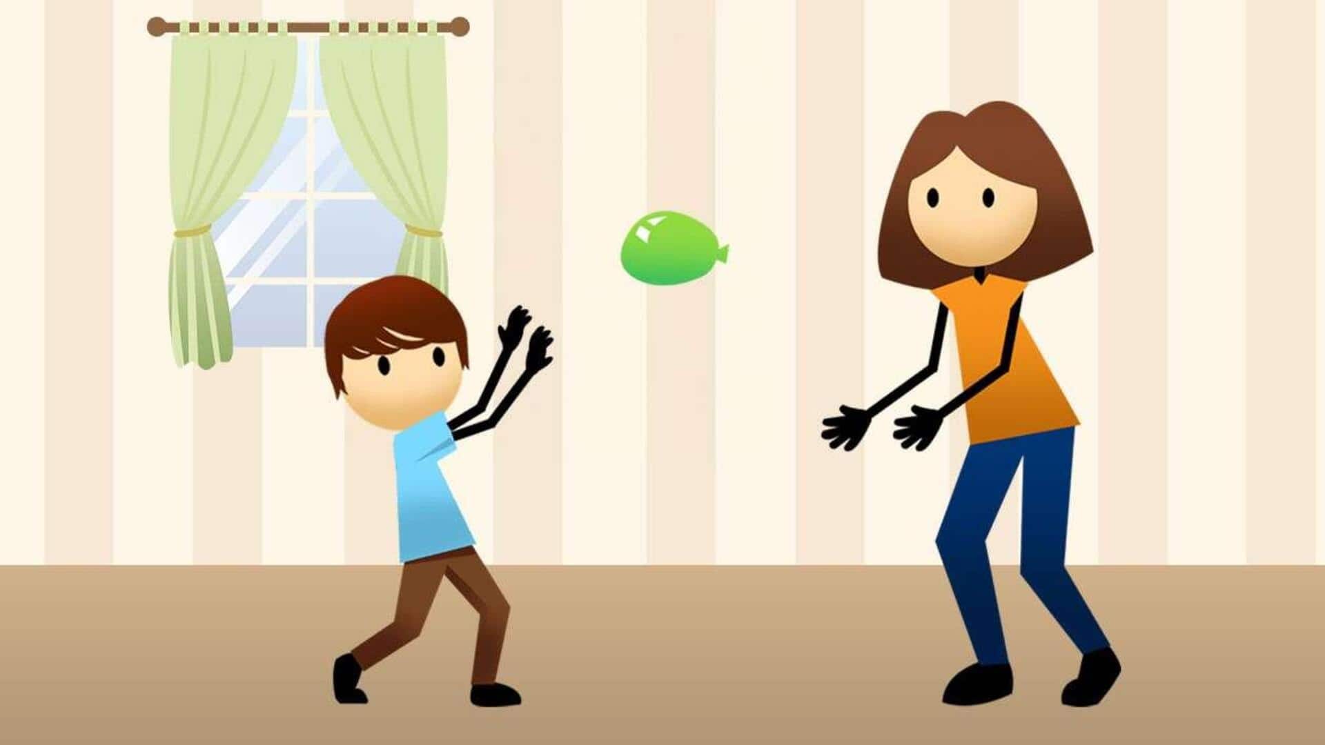 Balloon volleyball is fun and has numerous benefits too