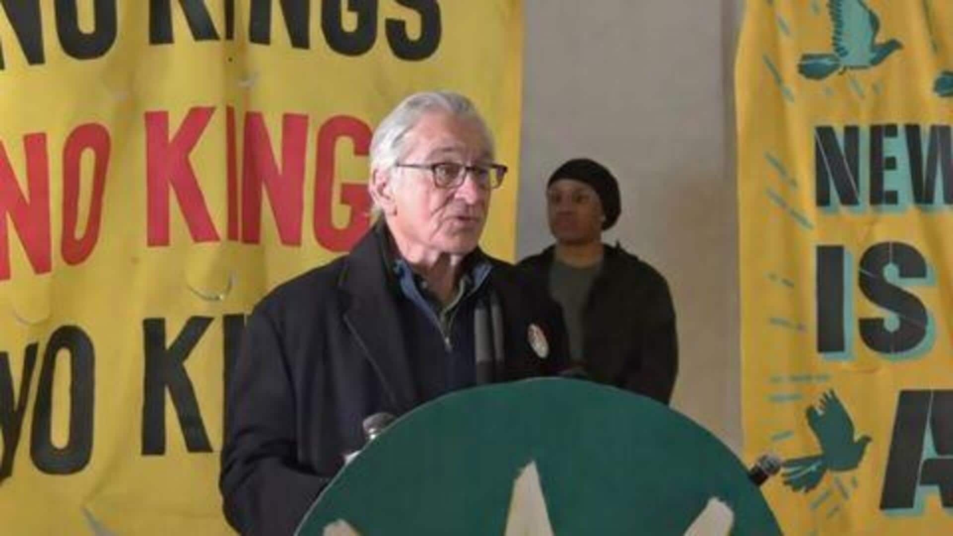 'No Kings': Robert De Niro, Springsteen, more protest against Trump