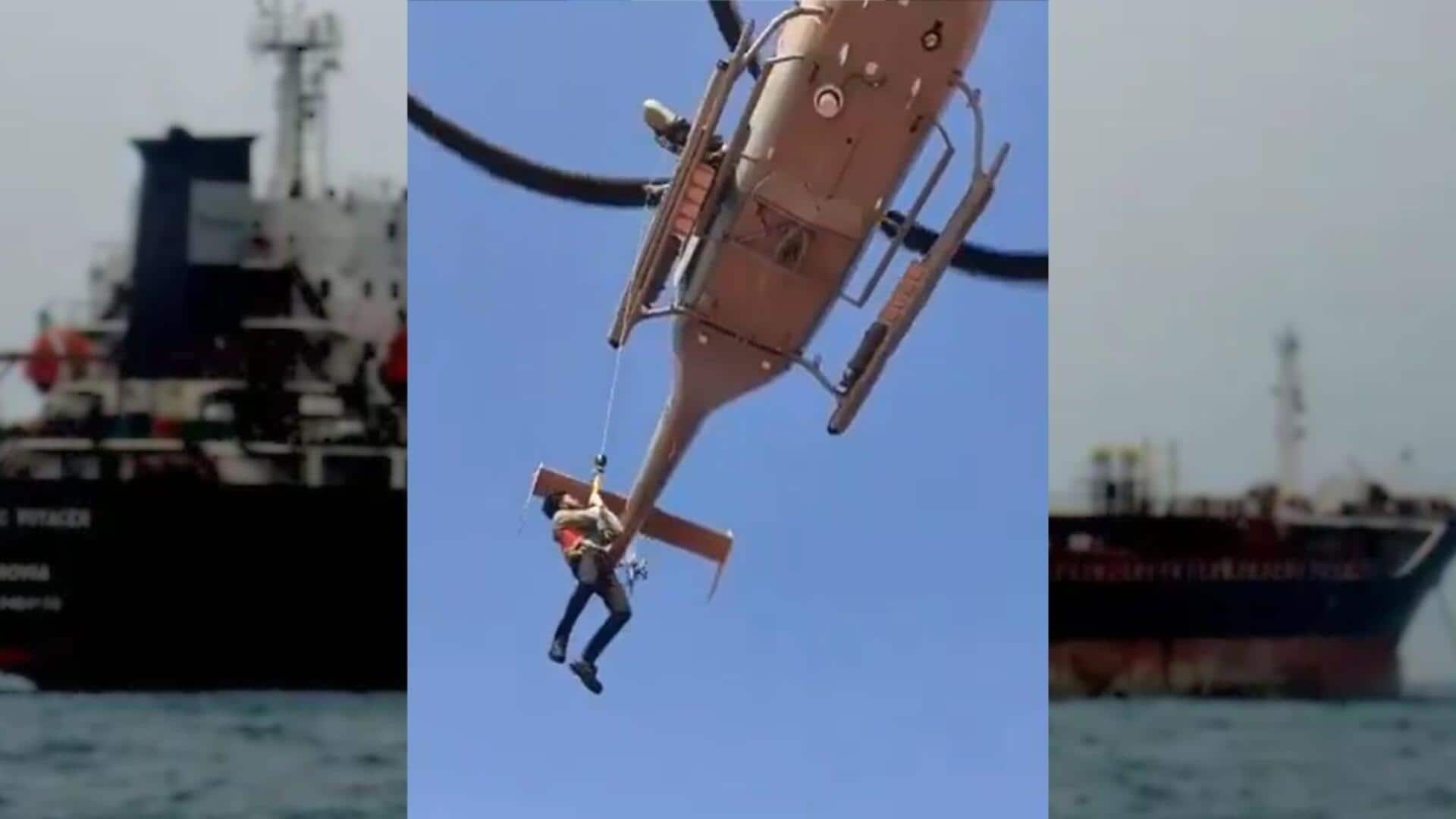 24 Indian sailors rescued after missile attack off Oman coast 