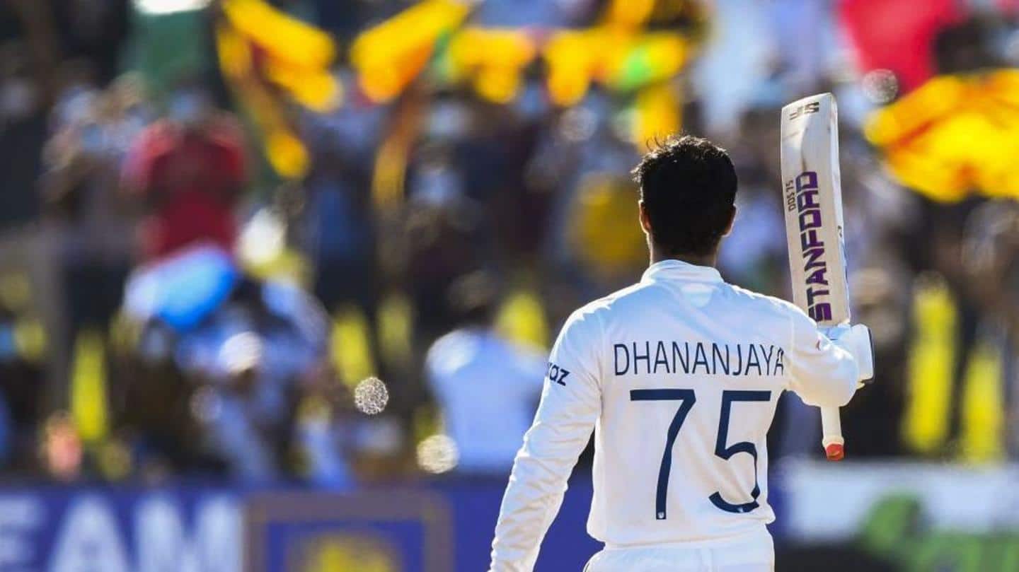 SL vs WI: Dhananjaya's ton put hosts on top