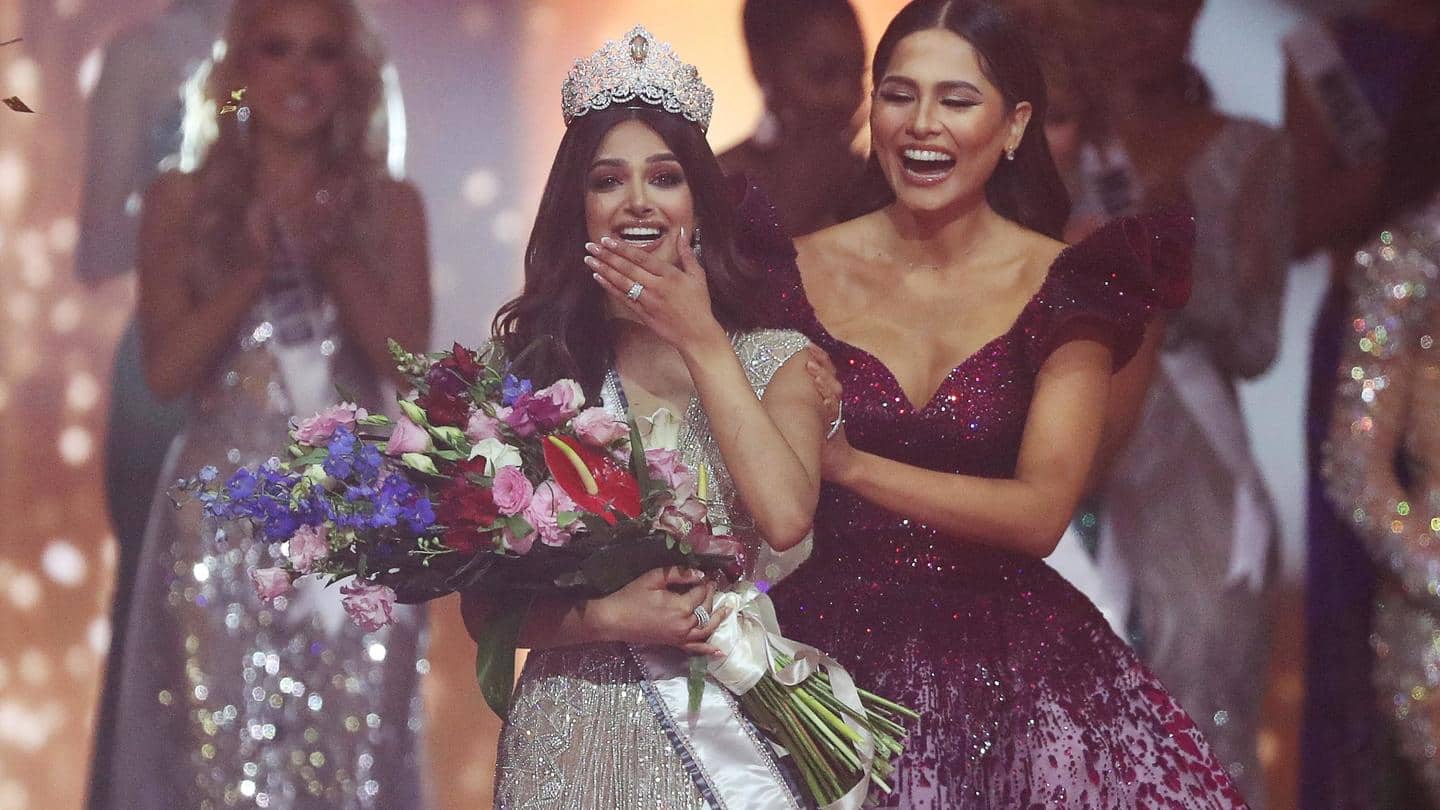Congratulations! Harnaaz Sandhu brings India the third Miss Universe crown