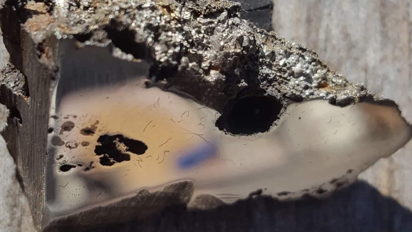 Scientists discover two alien minerals in a 15,000kg Somalian meteorite