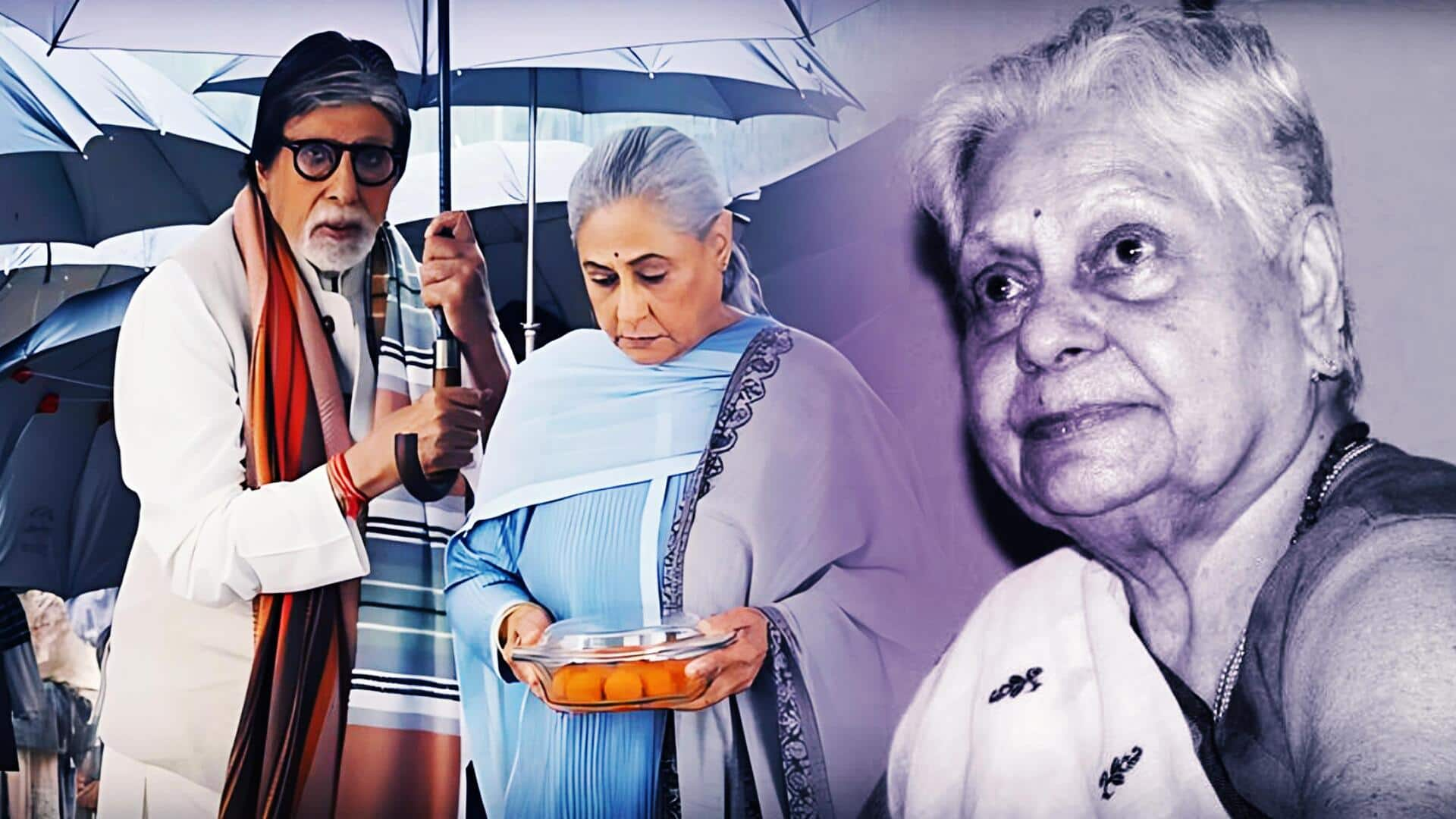 Jaya Bachchan's mother Indira Bhaduri (94) succumbs to age-related illnesses