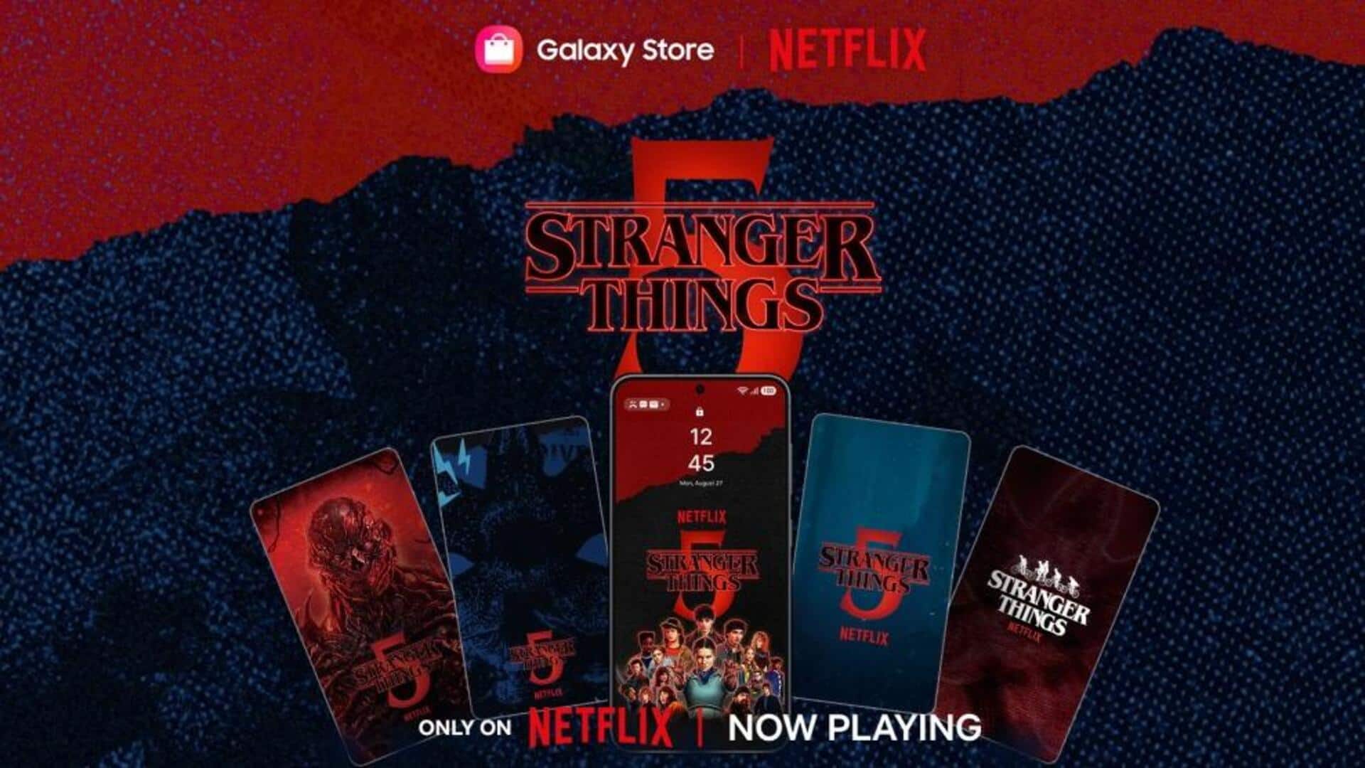 Samsung Galaxy users get exclusive Stranger Things theme and wallpapers 