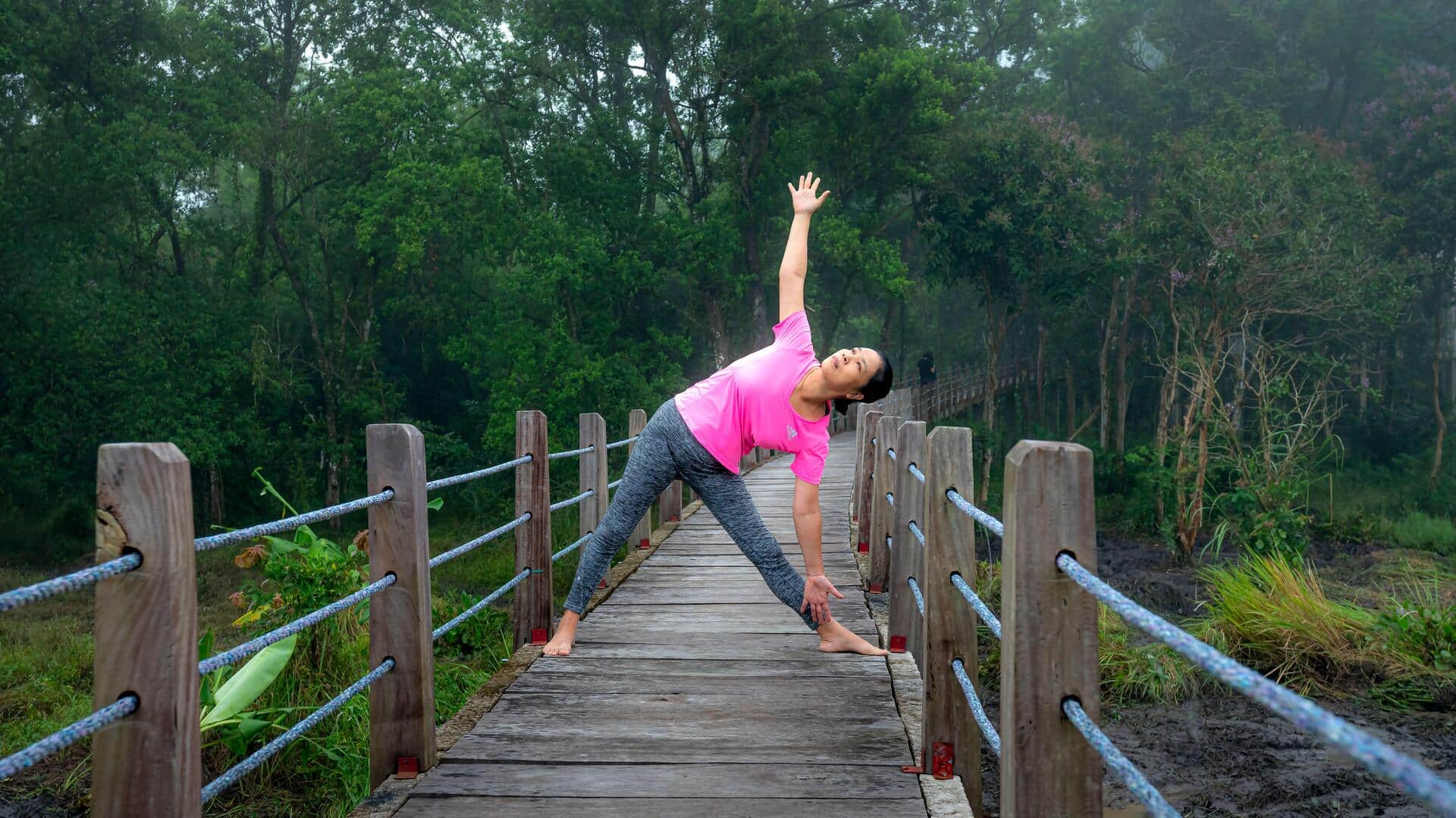Master the triangle stretch to instantly increase flexibility