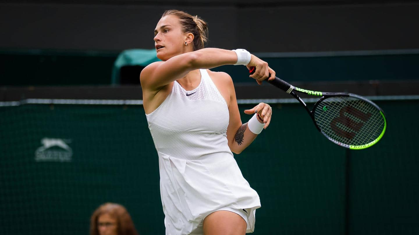 2021 Wimbledon: Sabalenka downs Boulter; win for Azarenka