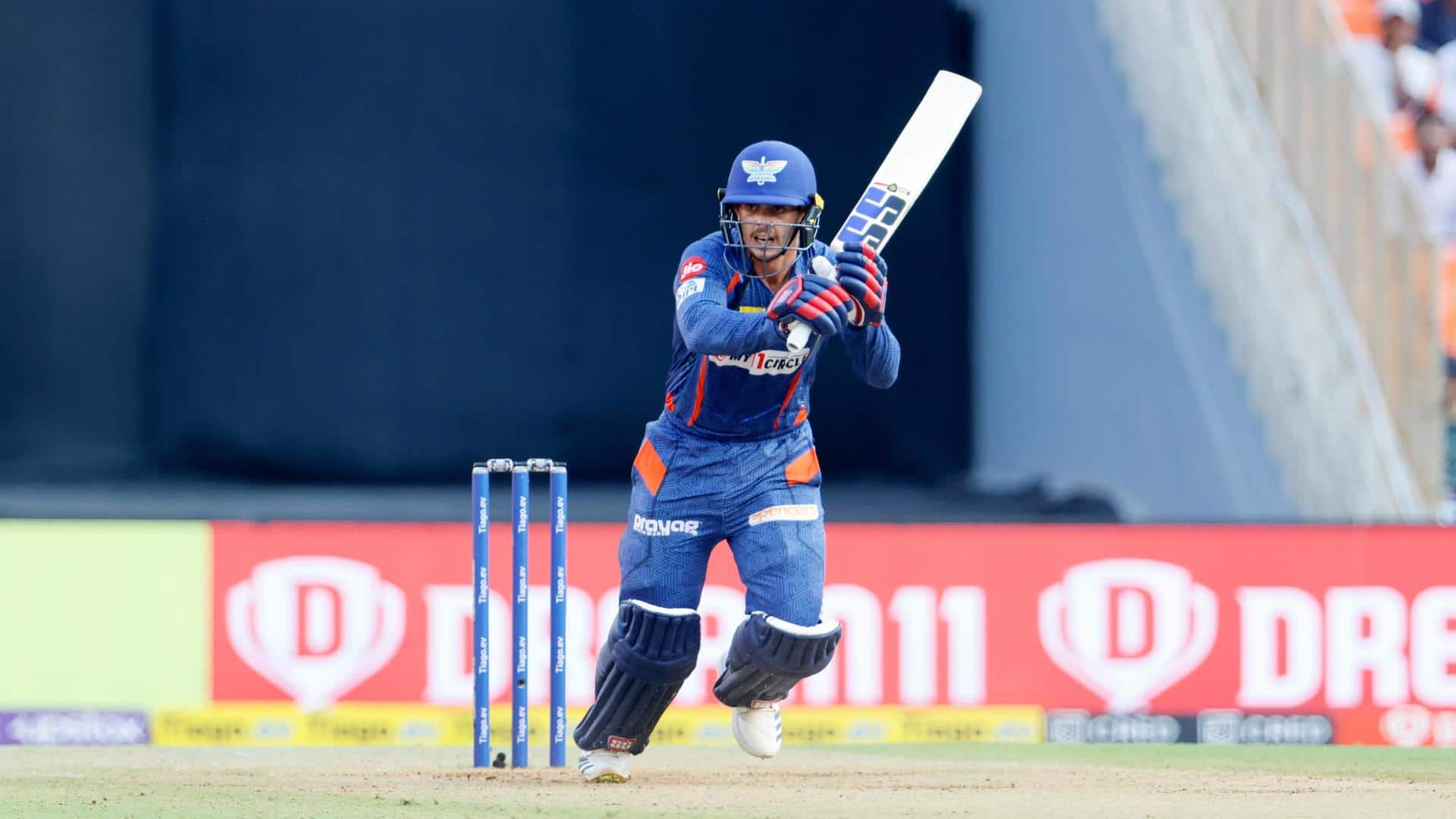 Quinton De Kock Clocks His 20th Ipl Fifty Key Stats