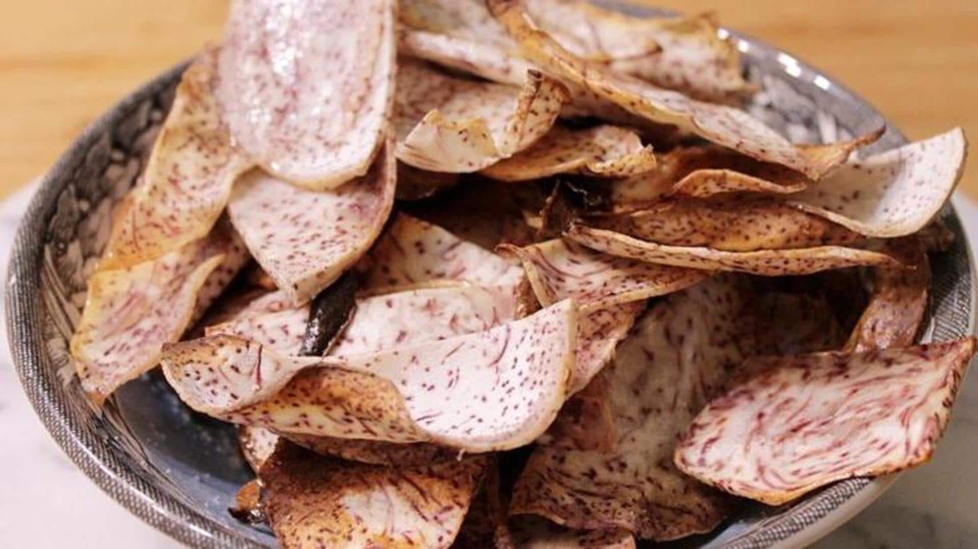 Swap chips for baked taro crisps: Here's why