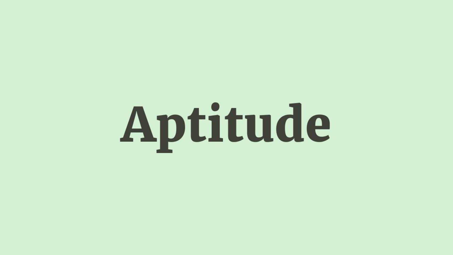 Word of the Day: Aptitude