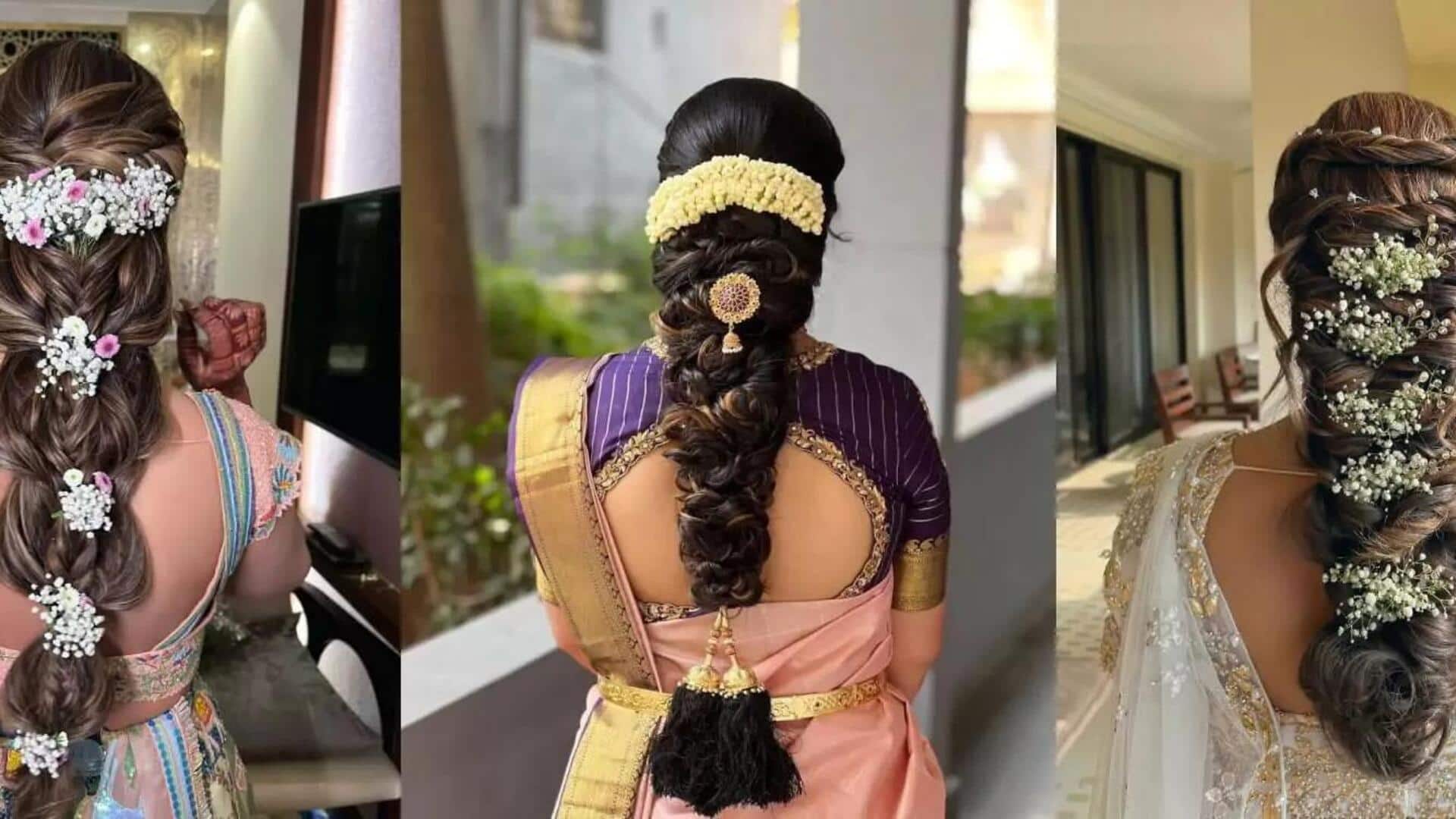 On your D-day, give these braided hairstyles a try!